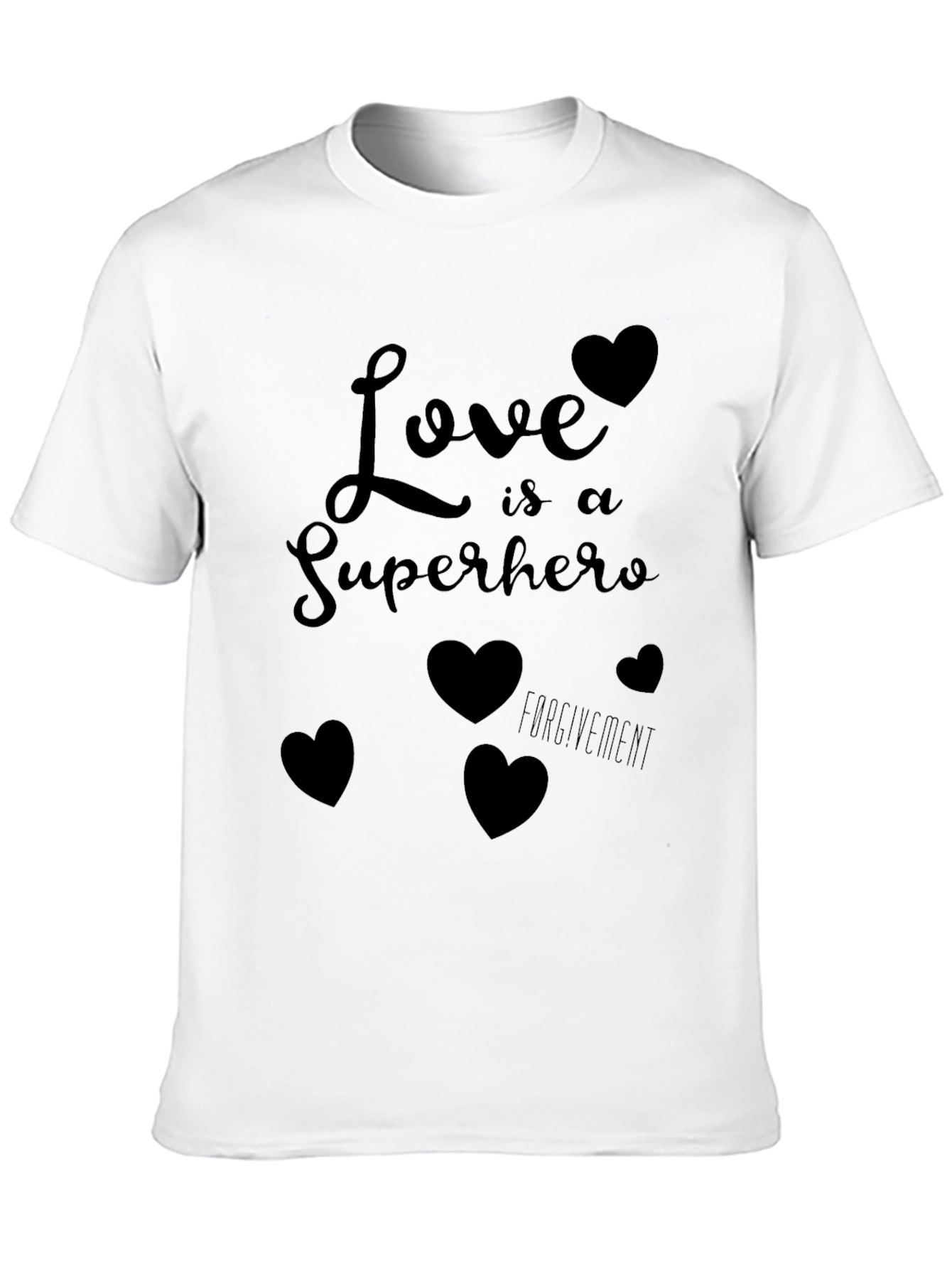 Black Love Is a Superhero Graphic Tee - Soft Cotton Blend view 10