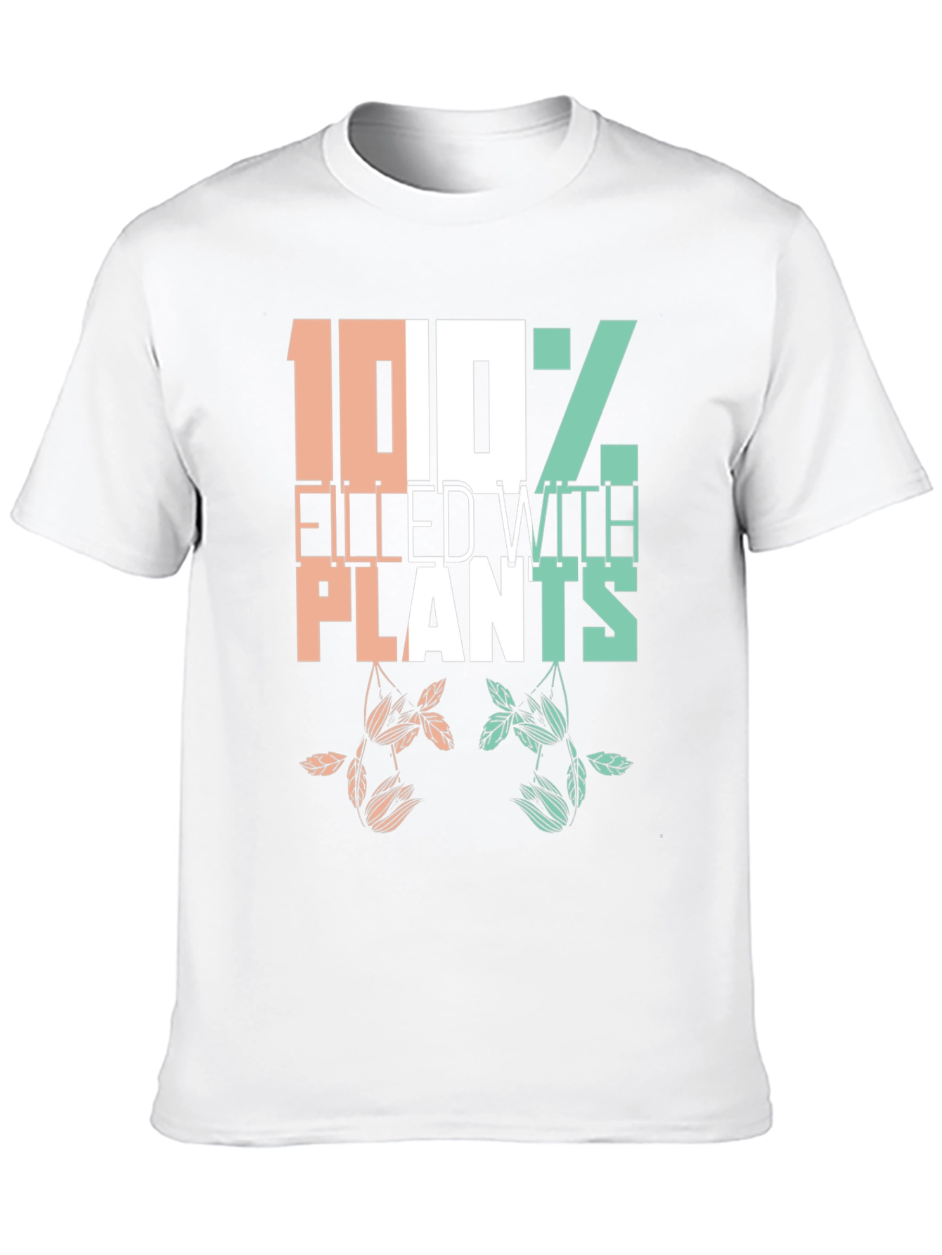 Black Plant Lover T-Shirt - 100% Filled with Plants view 10