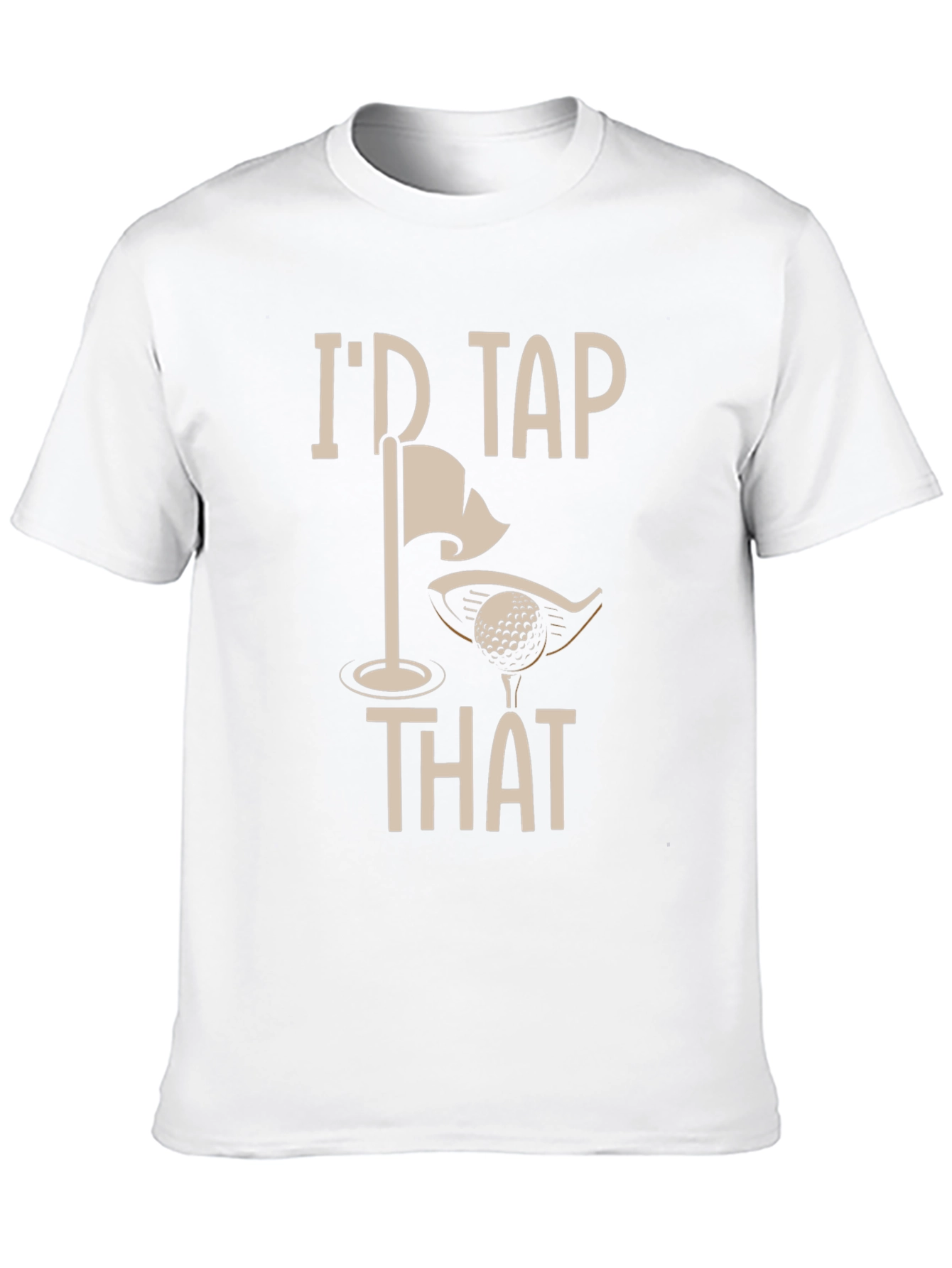 Black I'd Tap That Golf T-Shirt Funny Golfer Tee view 10