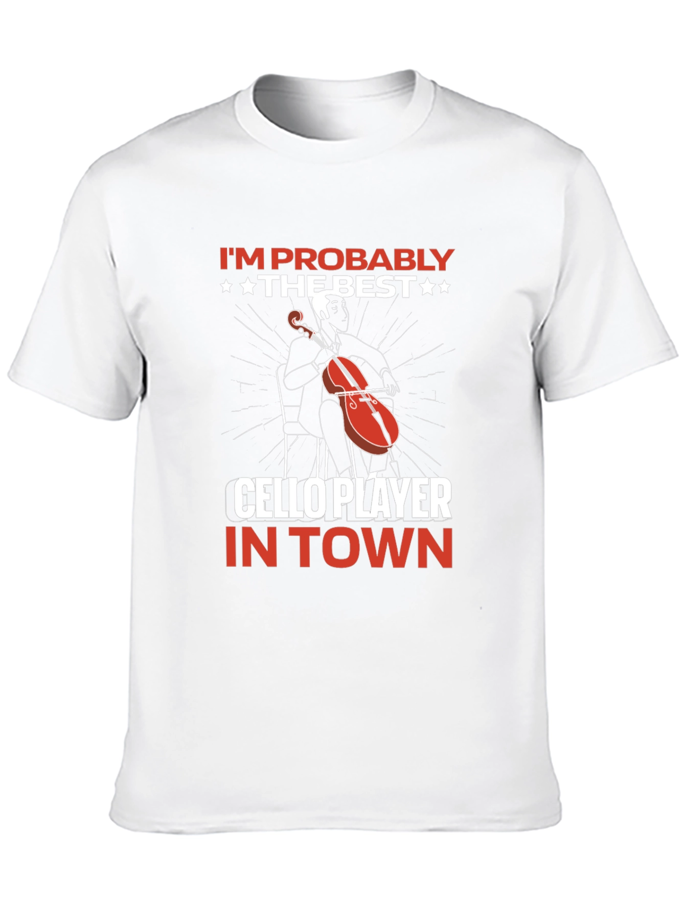 Black Best Cello Player T-Shirt: Music Lover Gift view 10