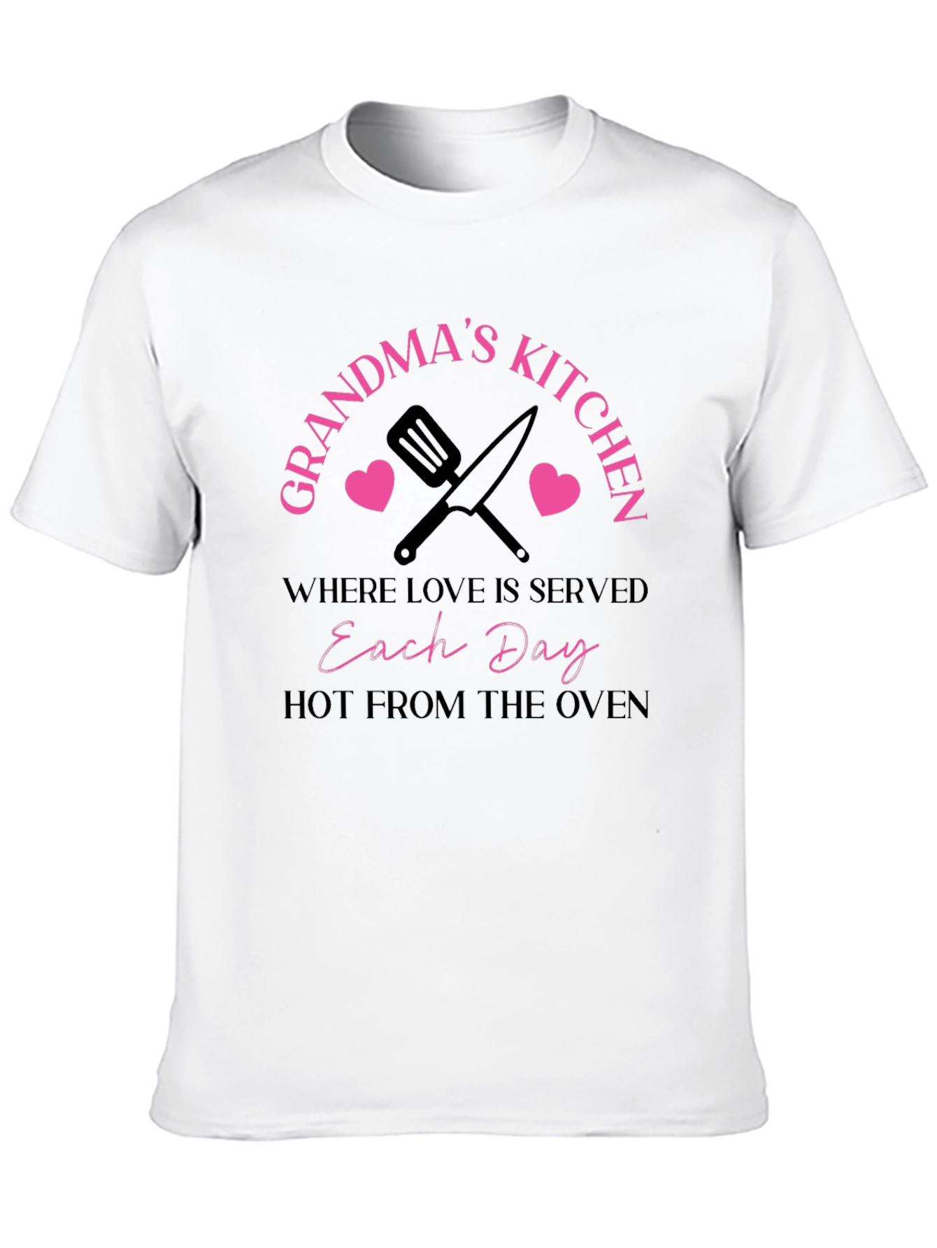 Black Grandma's Kitchen T-Shirt - Love Served Daily view 10