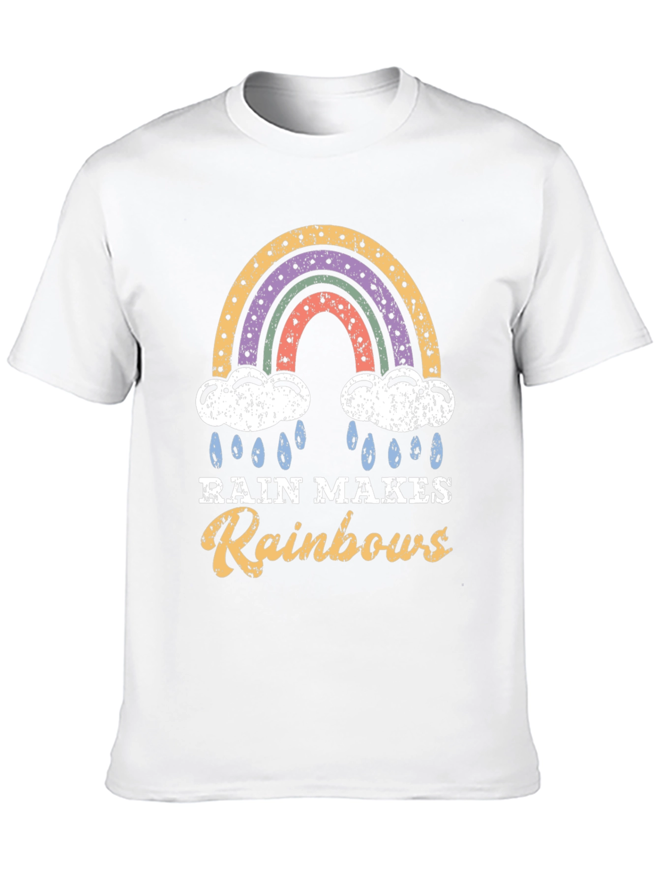 Black Rain Makes Rainbows Graphic T-Shirt view 10