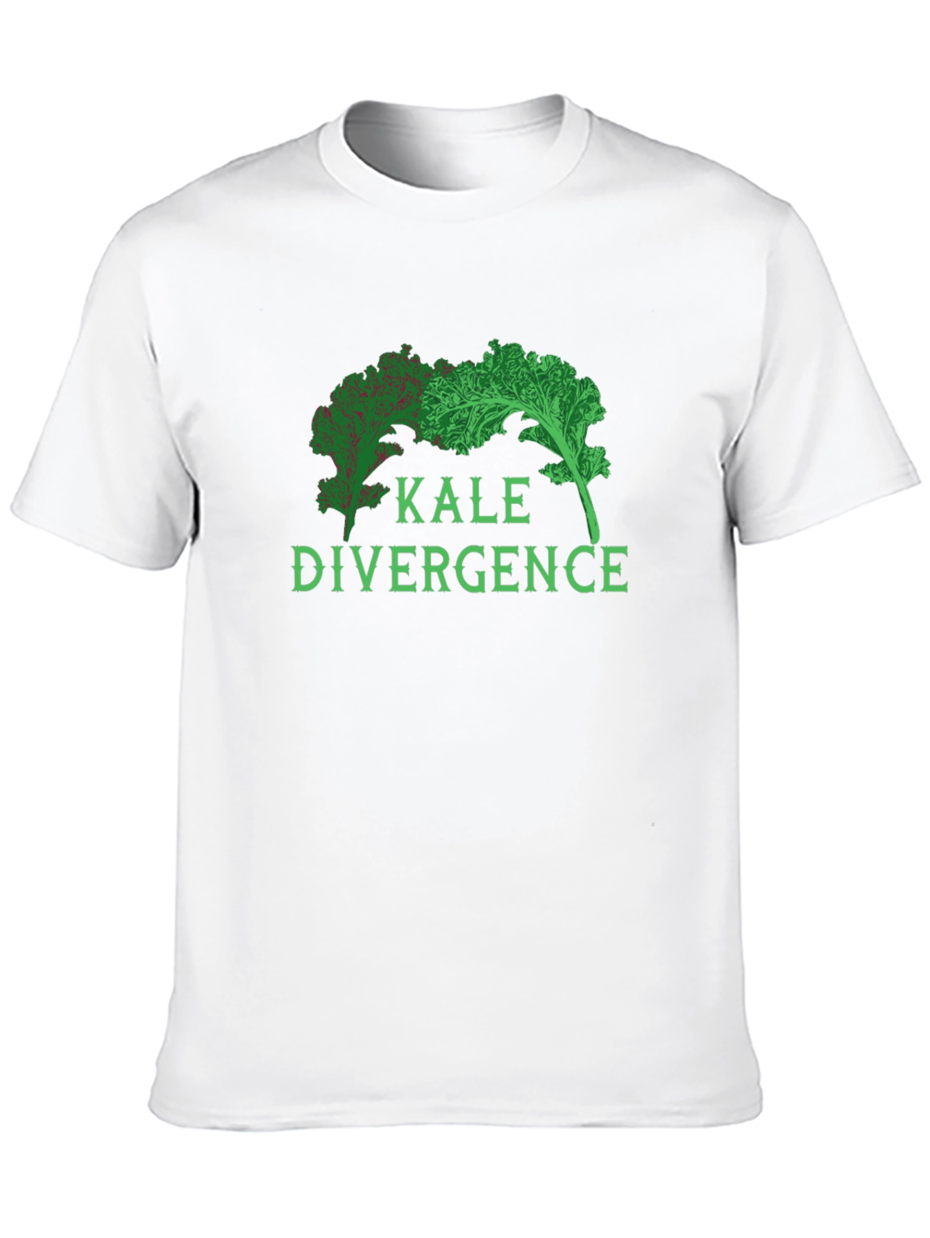 Black Kale Divergence Graphic T-Shirt - Vegan Tee view 10