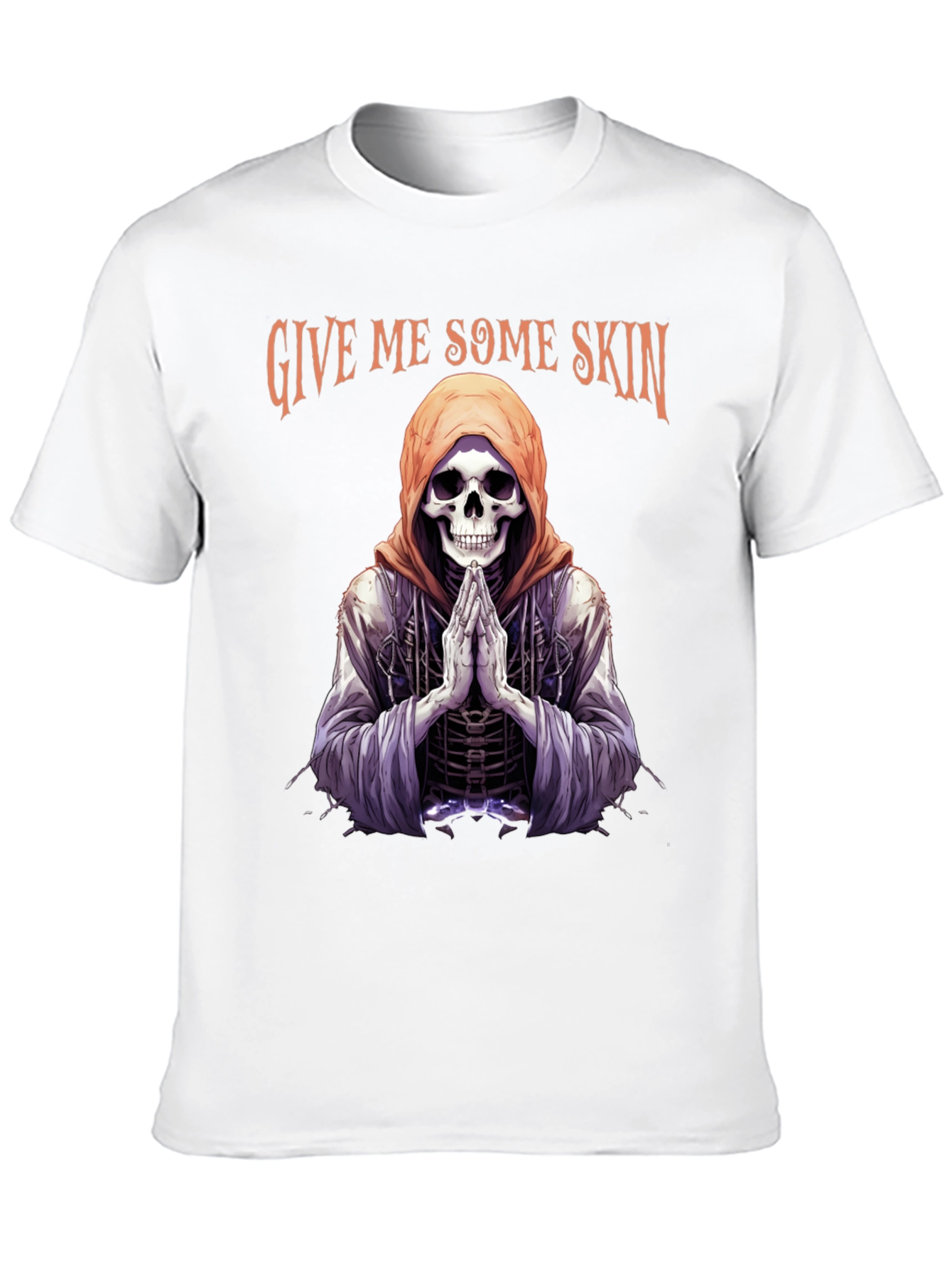 Black Give Me Some Skin Skeleton T-Shirt view 10
