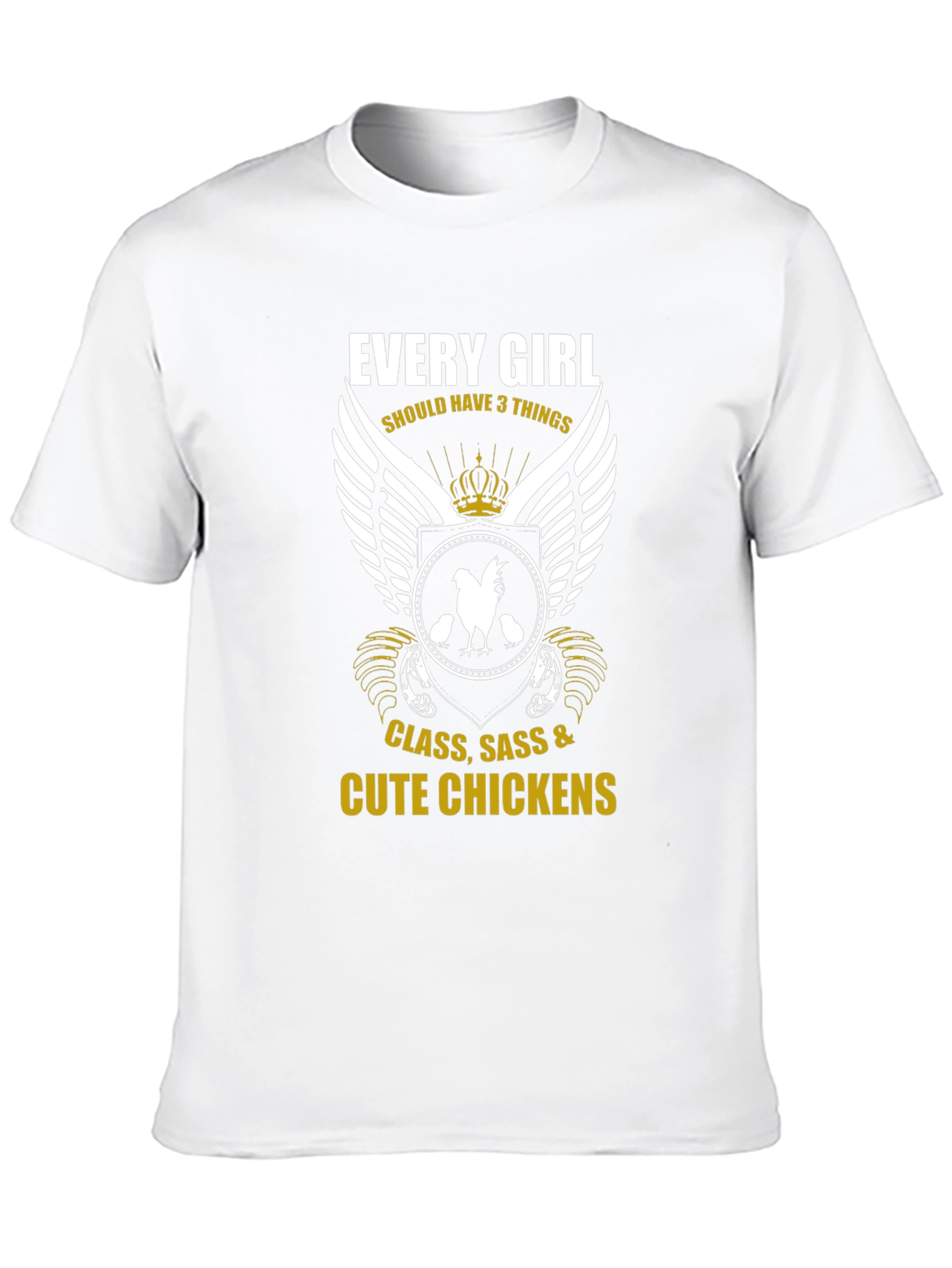 Black Every Girl Needs Cute Chickens T-Shirt view 10