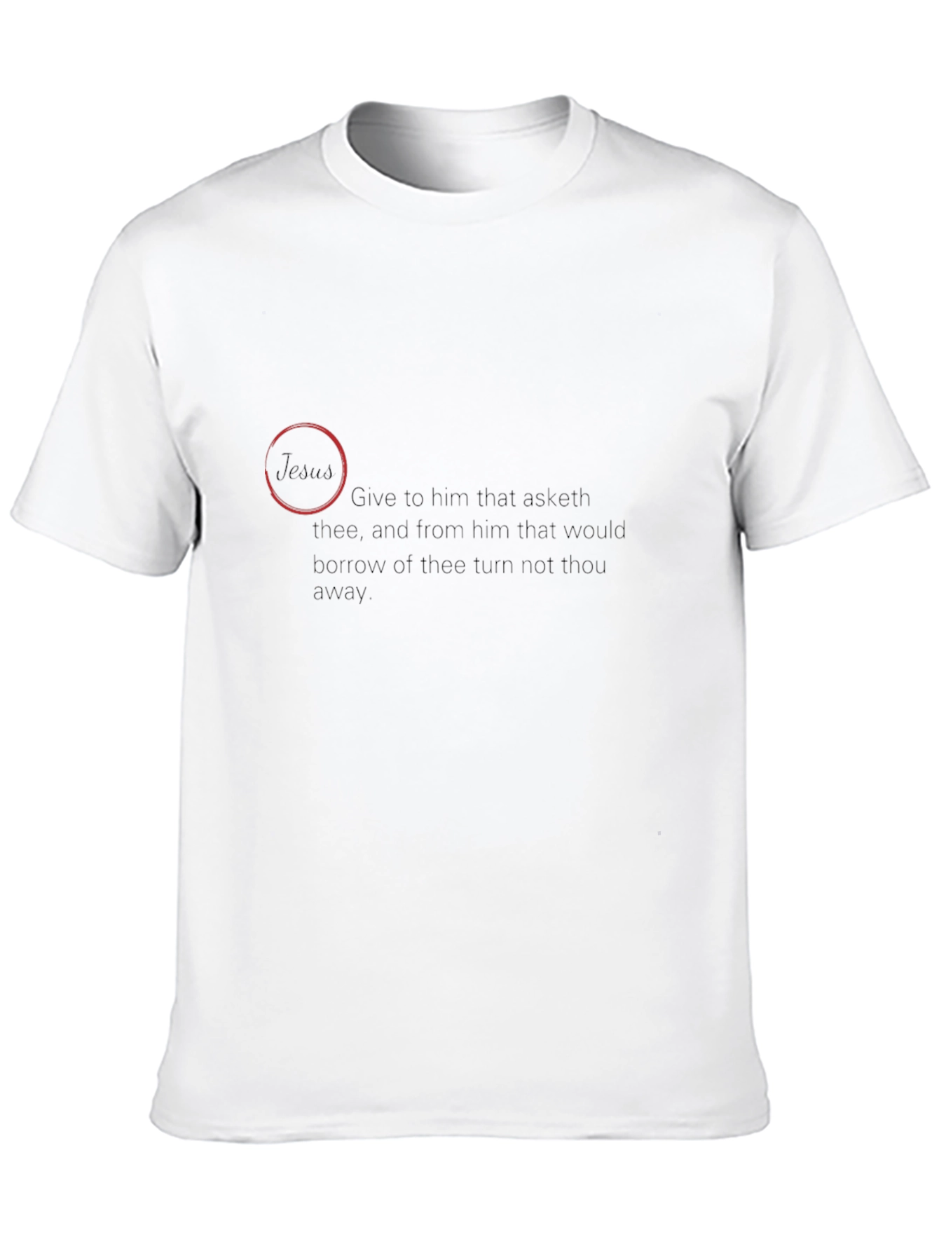 Black Biblical Quote Black T-Shirt view 10