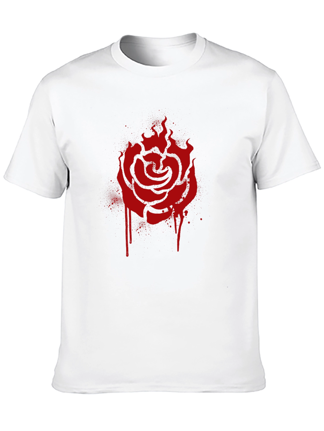 Black Rose Emblem Graphic Tee - Black view 10