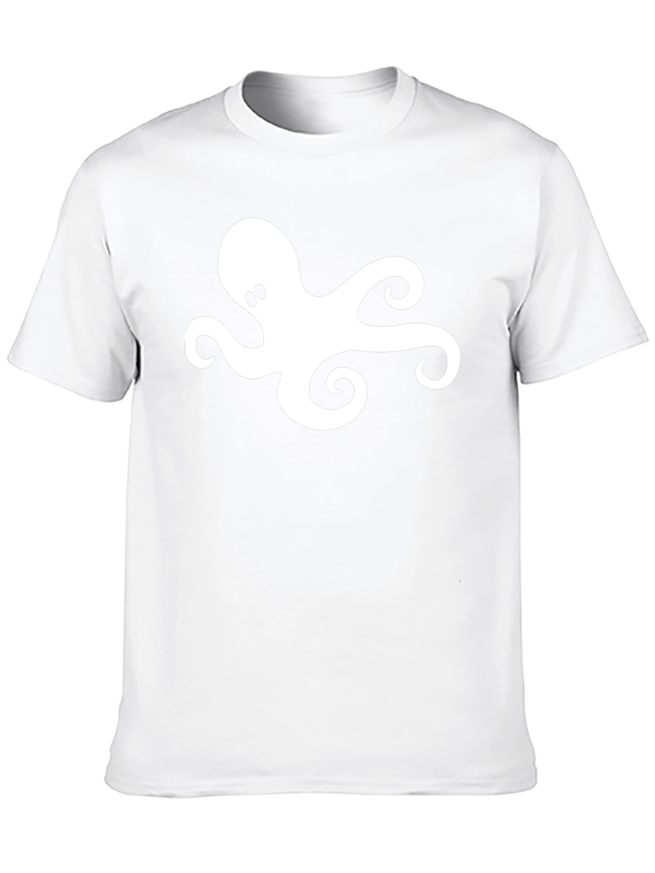 Black Octopus Graphic Tee - Black Cotton Blend view 10