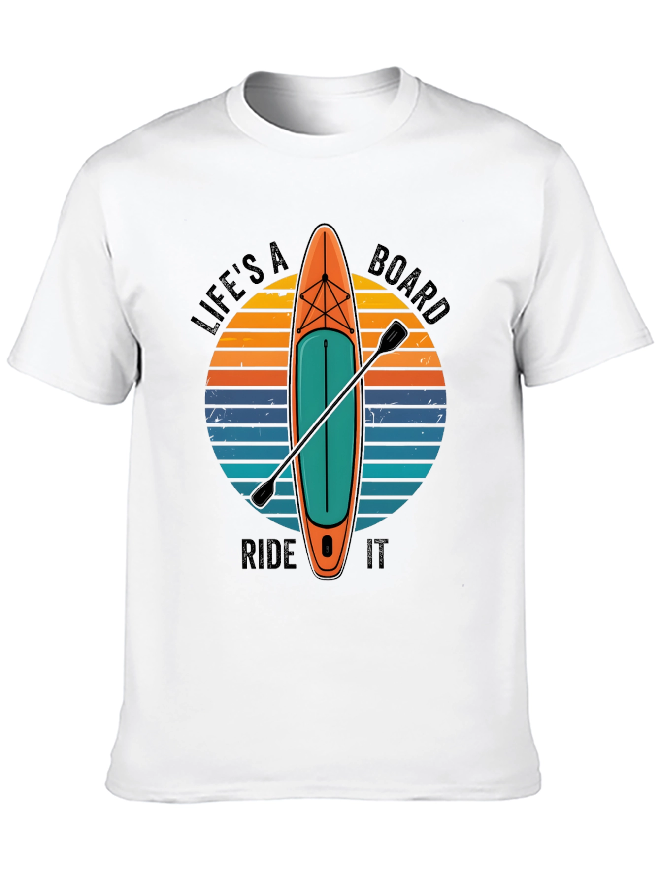Black Life's a Board Ride It T-Shirt view 10