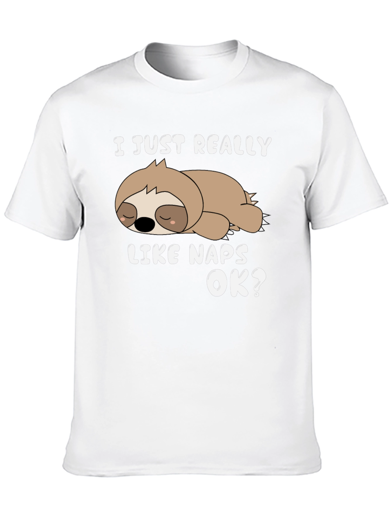 Black Sloth Naps Graphic T-Shirt view 10