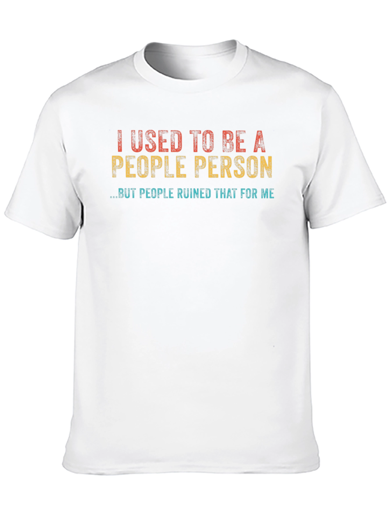 Black I Used to Be a People Person T-Shirt view 10
