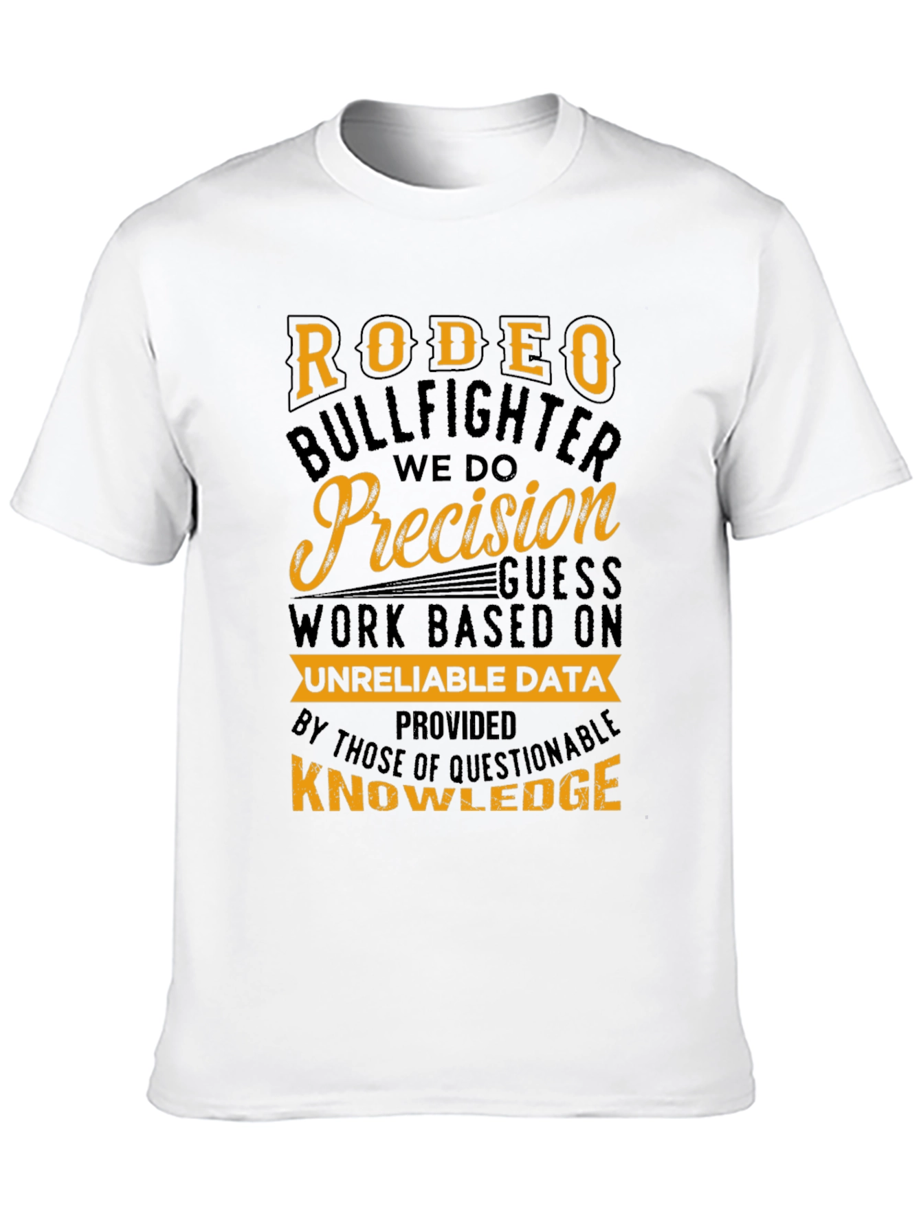 Black Rodeo Bullfighter Precision Graphic T-Shirt view 10