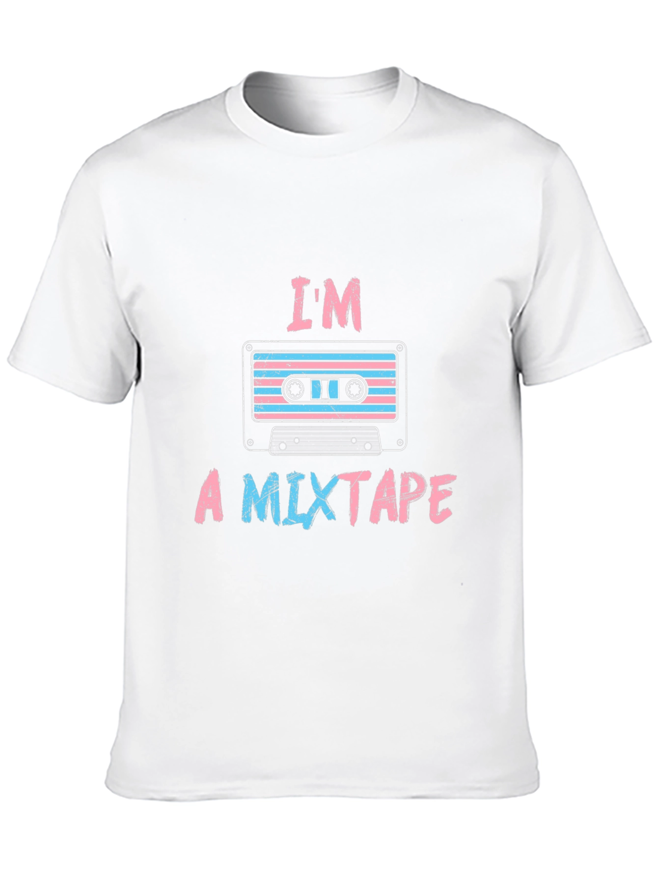 Black I'm A Mixtape T-Shirt - Trans Pride view 10