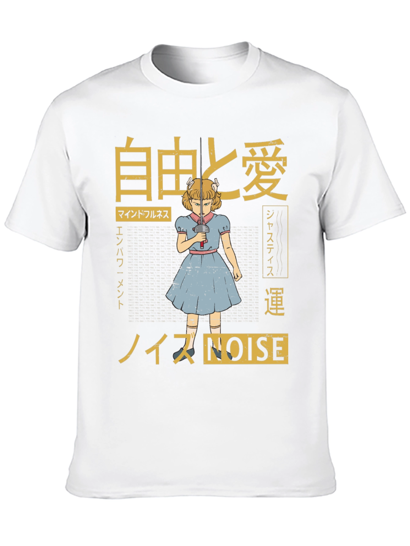 Black Anime Inspired Graphic Tee view 10