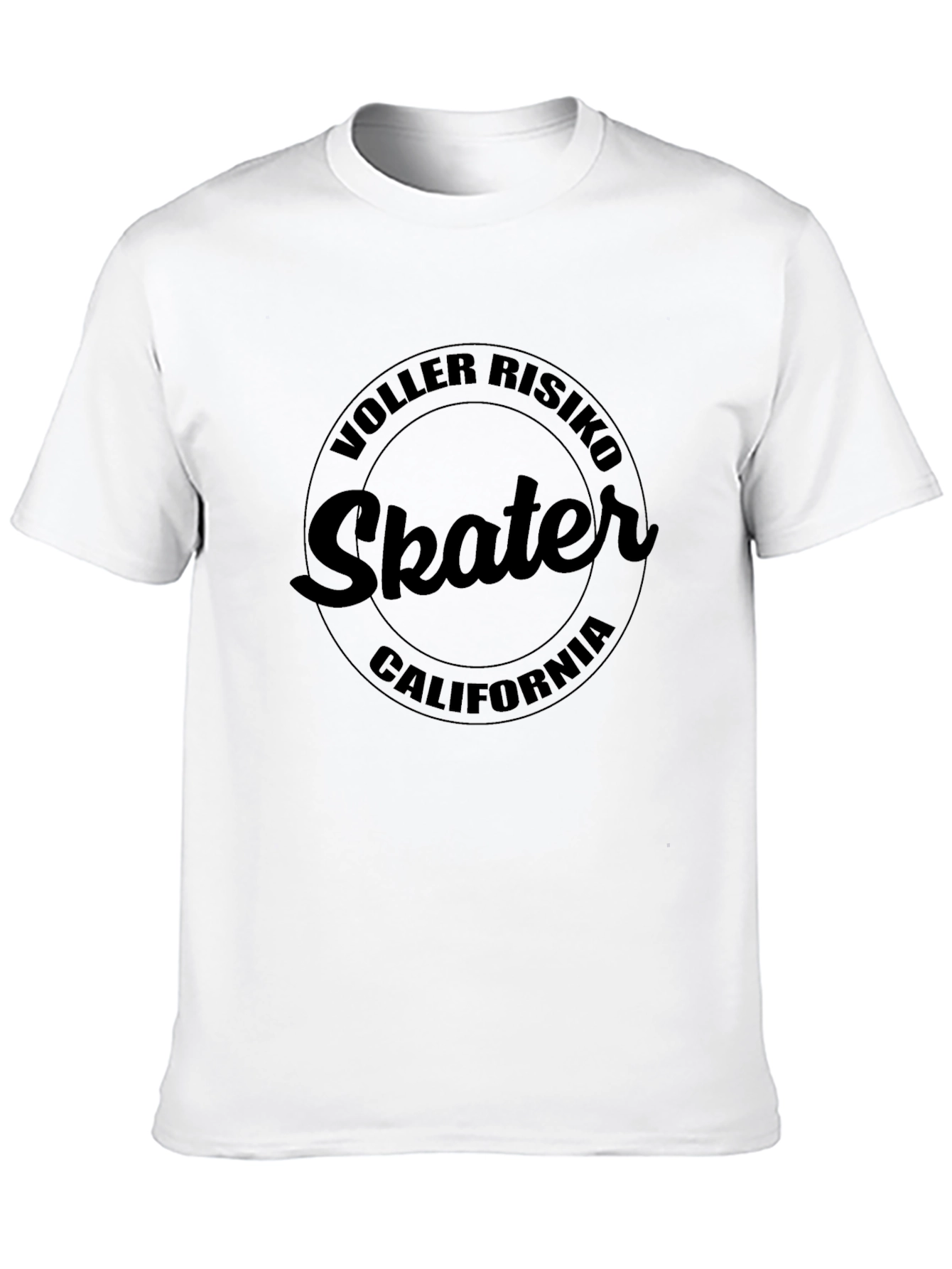 Black Voller Risiko Skater California Black T-Shirt view 10