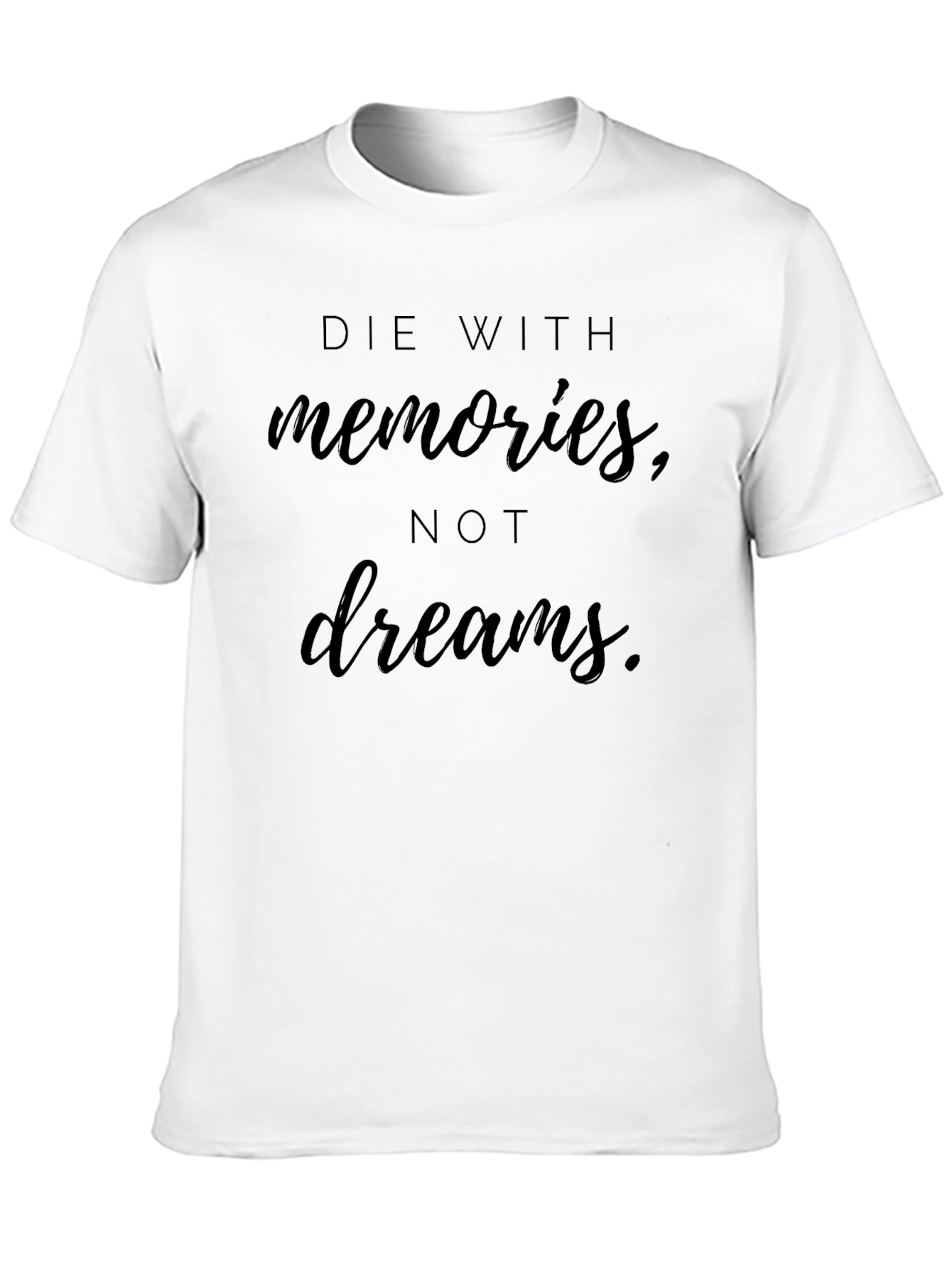 Black Die With Memories Black T-Shirt view 10