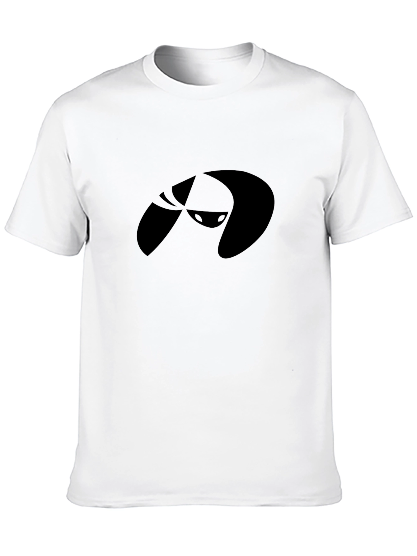 Black Ninja Graphic Black Cotton T-Shirt view 10