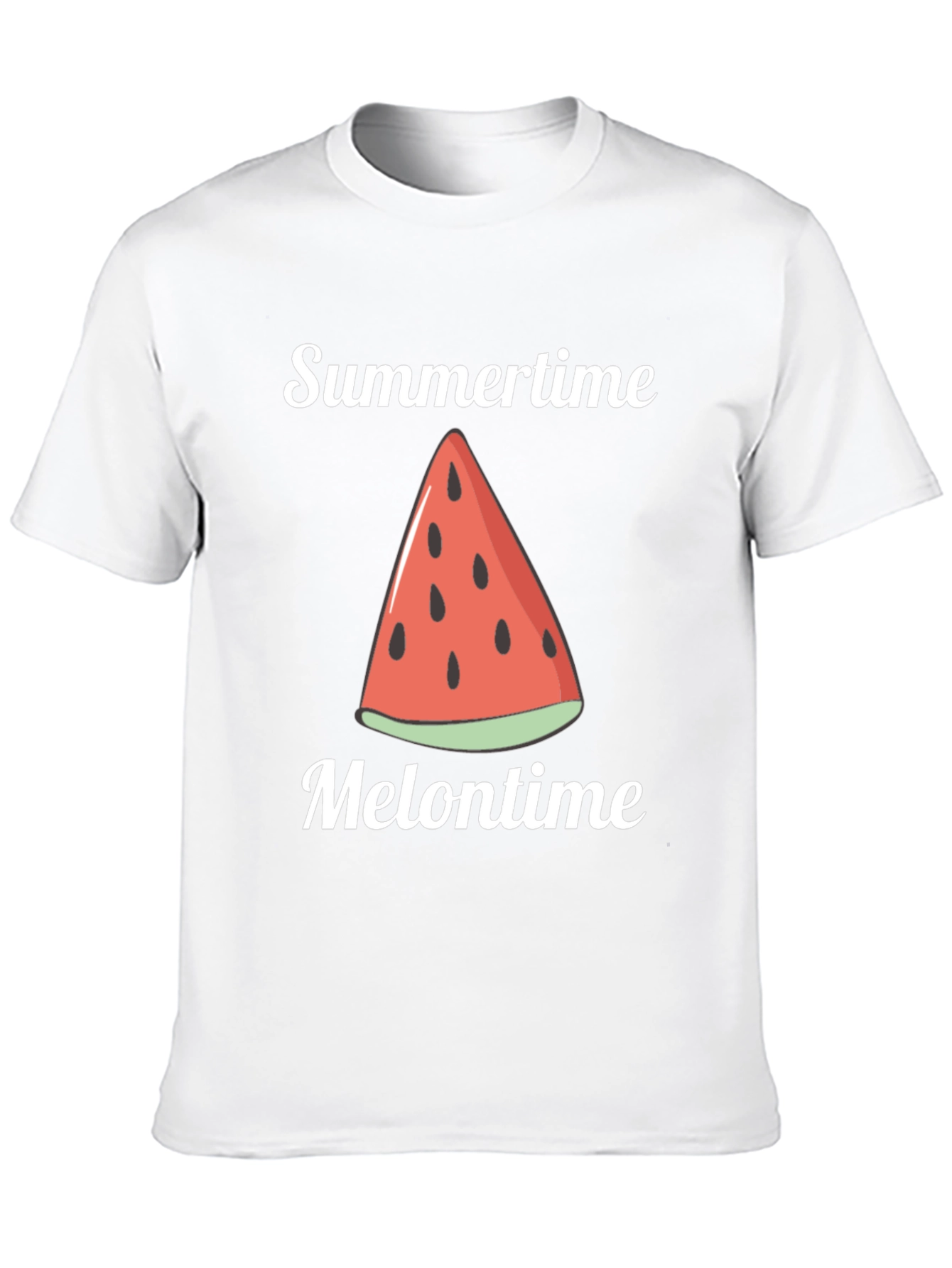 Black Summertime Melontime Graphic Tee view 10