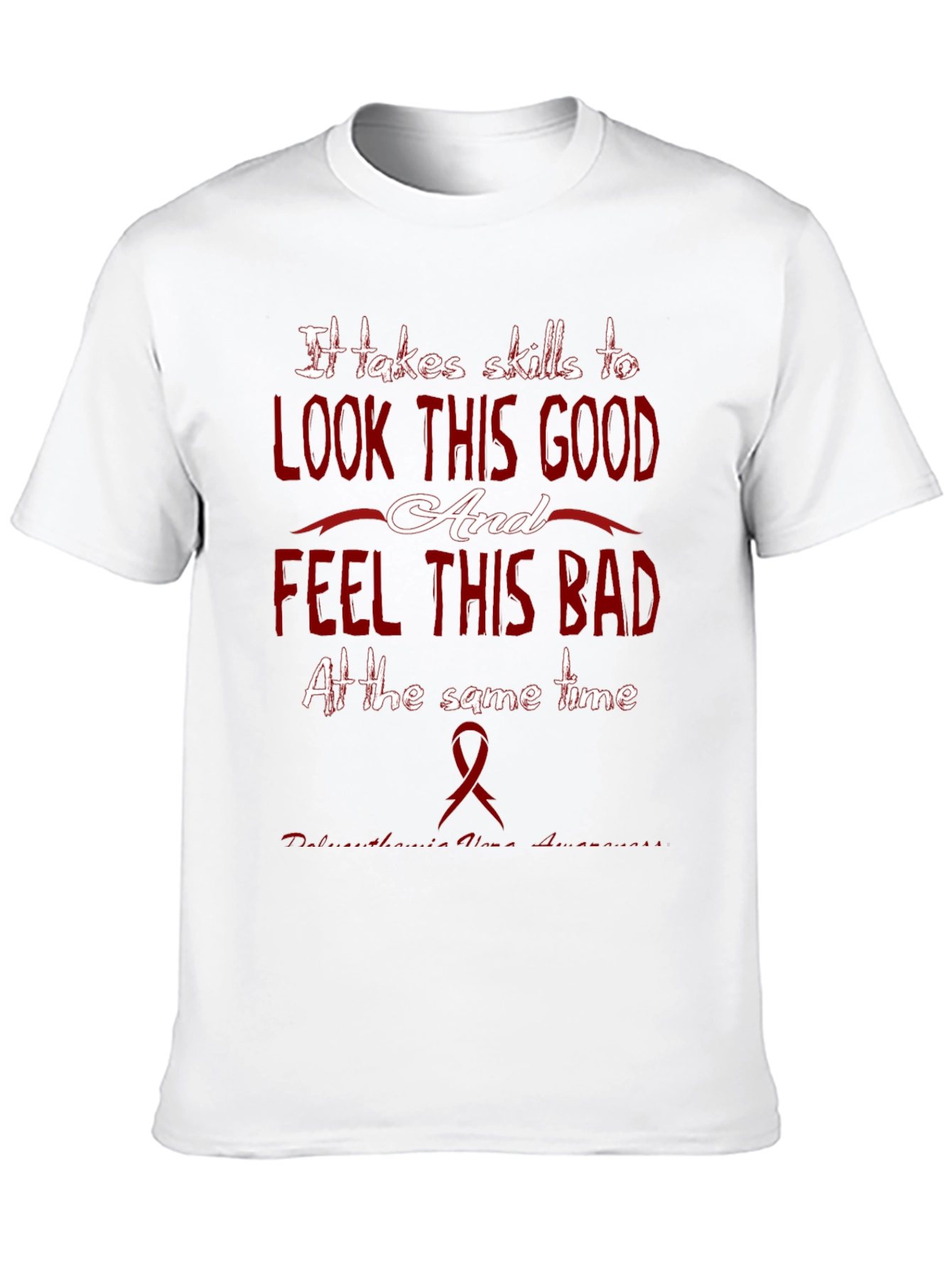 Black Funny Chronic Illness Awareness T-Shirt view 10