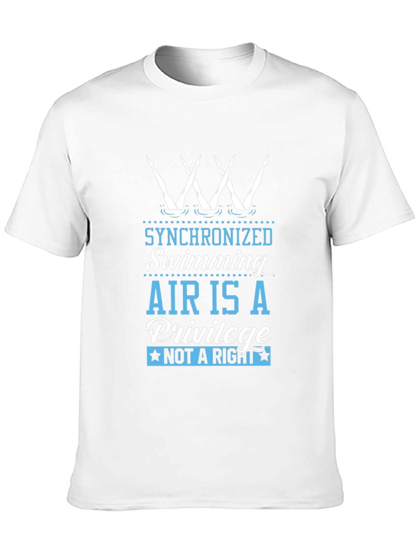 Synchronized Swimming Air is a Privilege T-Shirt - 10