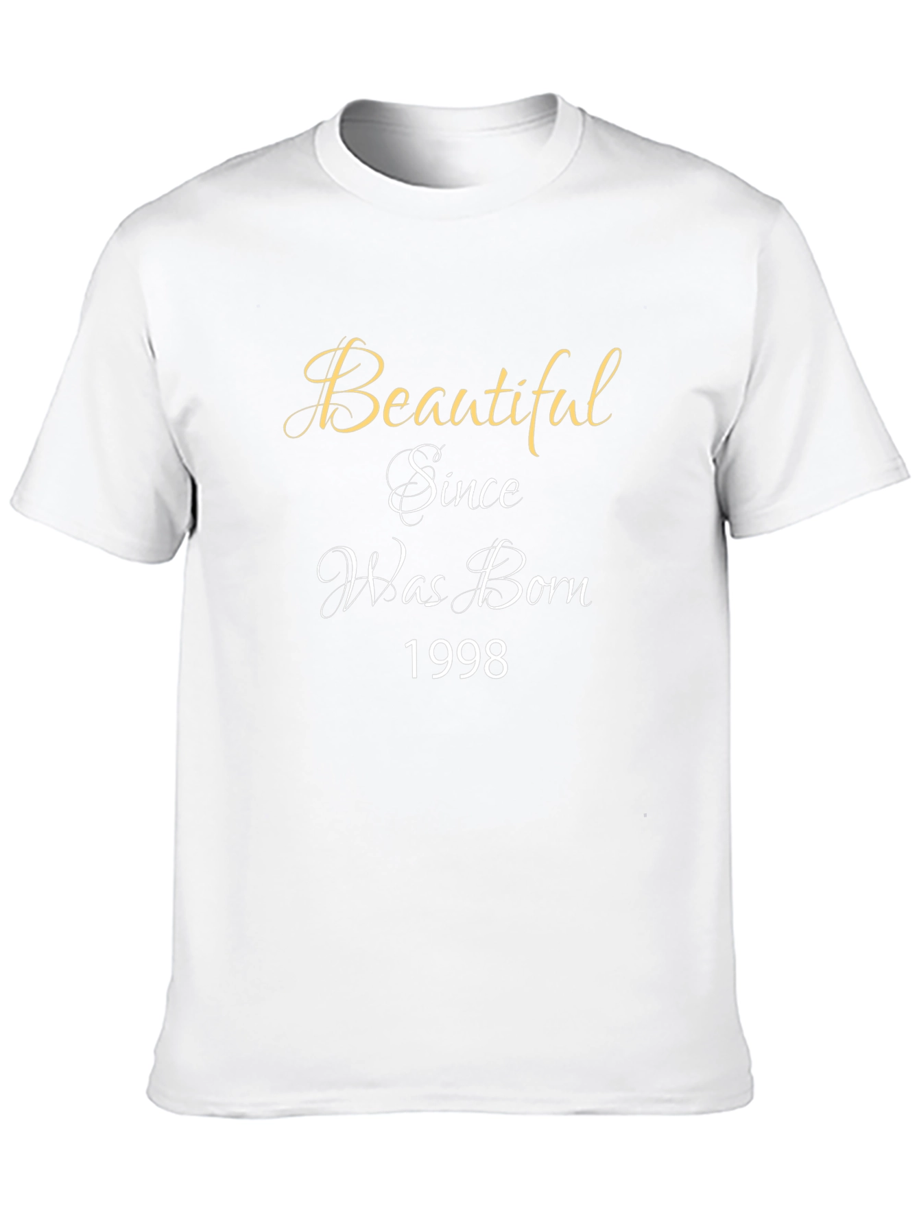 Black Beautiful Since Born Year T-Shirt view 10