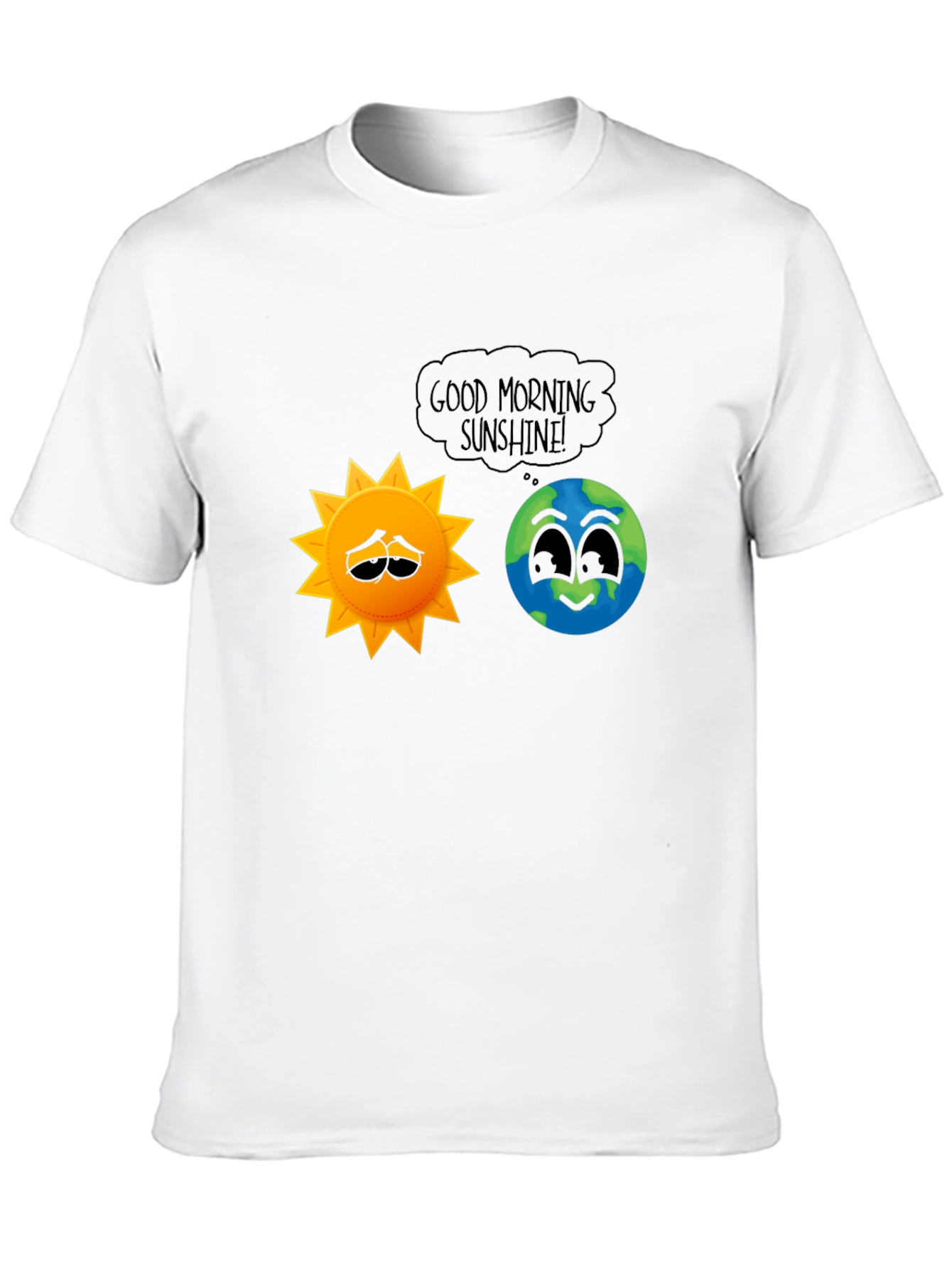 Black Good Morning Sunshine T-Shirt view 10