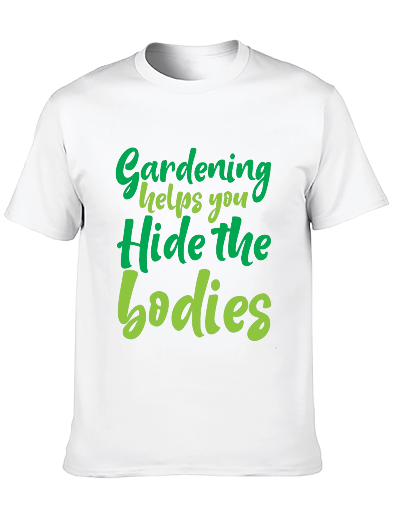 Black Gardening Hide the Bodies Graphic Novelty Tee view 10