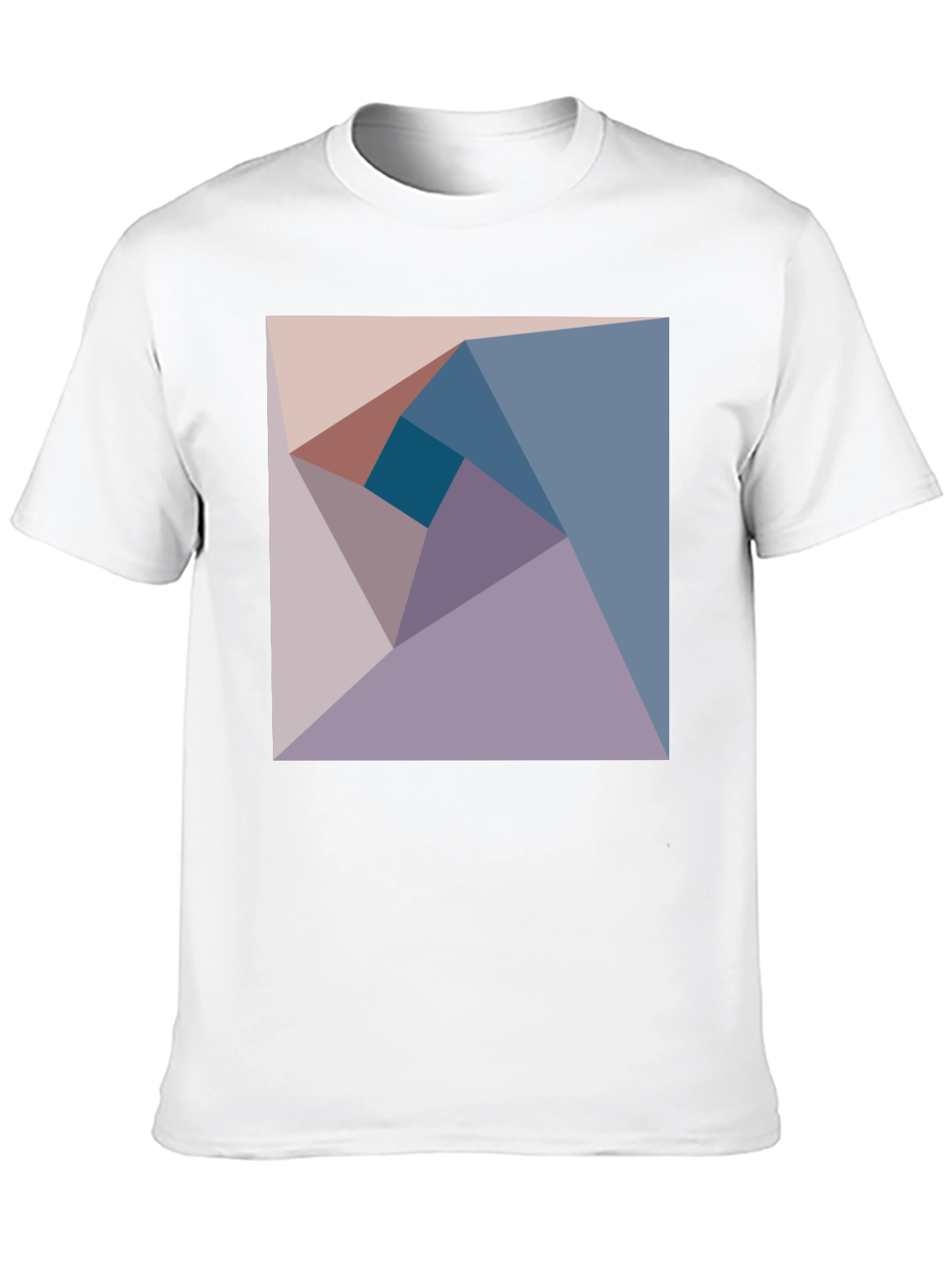 Black Geometric Design Tee - Abstract Art Shirt view 10
