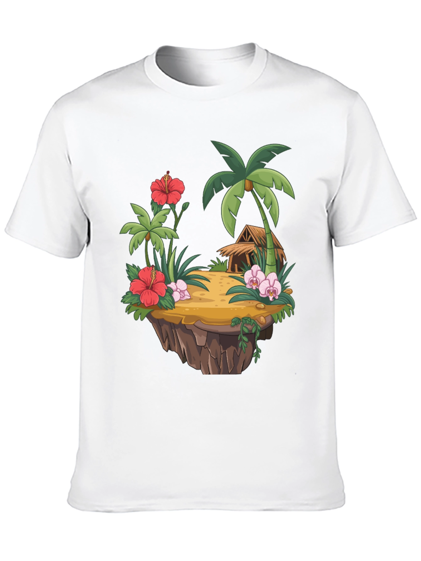 Island Paradise Graphic Tee - Black - 10