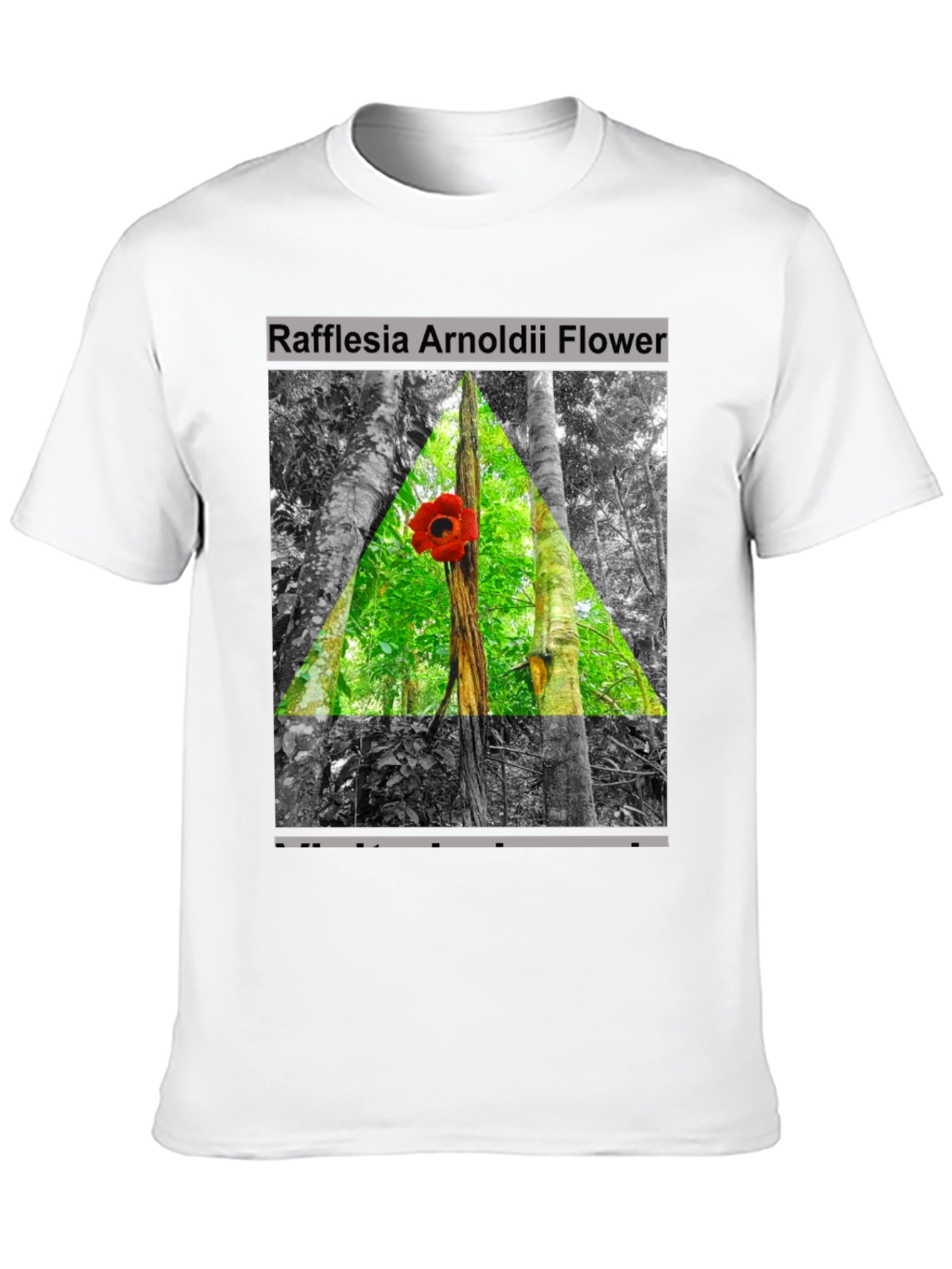 Black Rafflesia Arnoldii Flower T-Shirt view 10