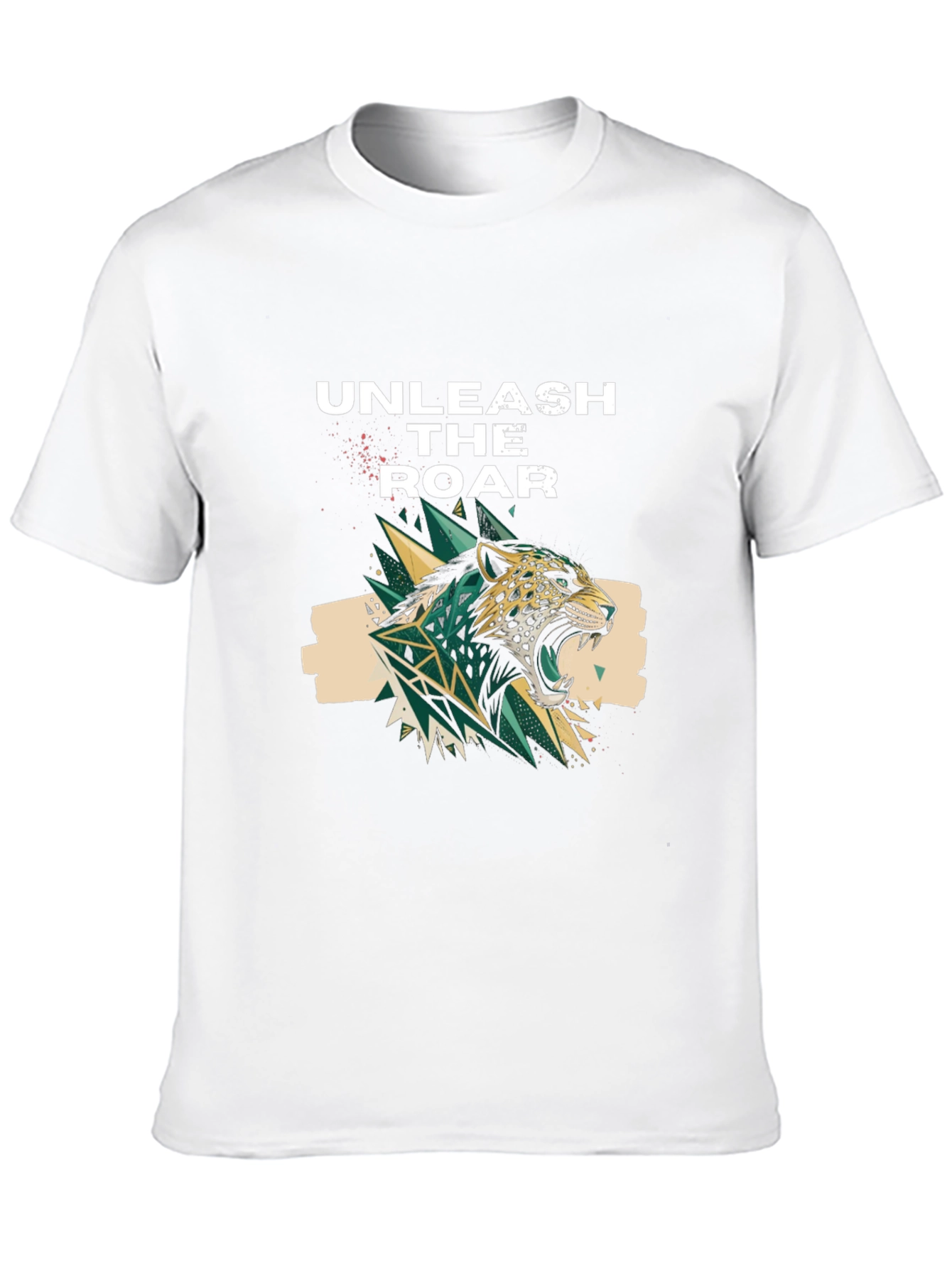 Black Unleash the Roar Graphic Print T-Shirt view 10