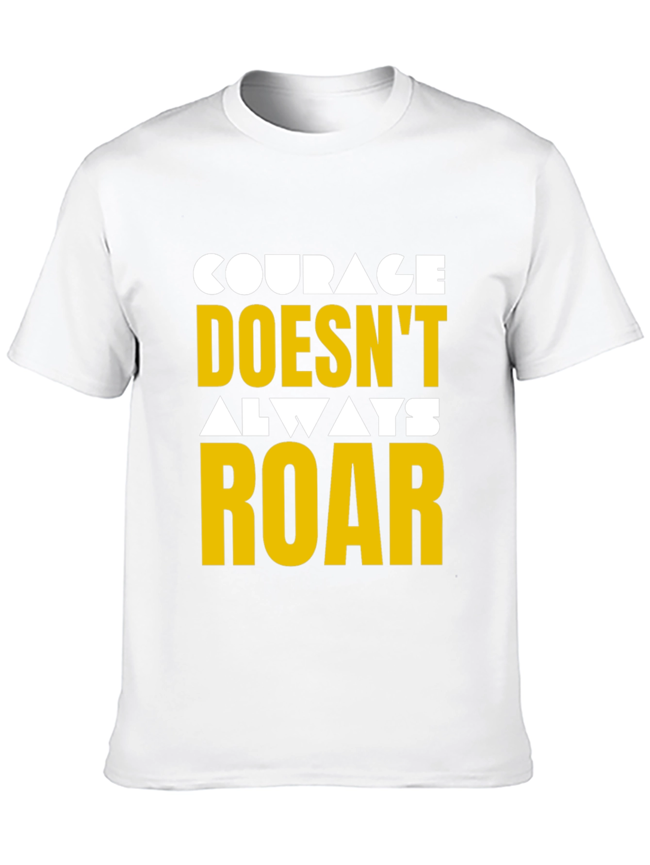Black Courage Graphic Tee - Motivational T-Shirt view 10