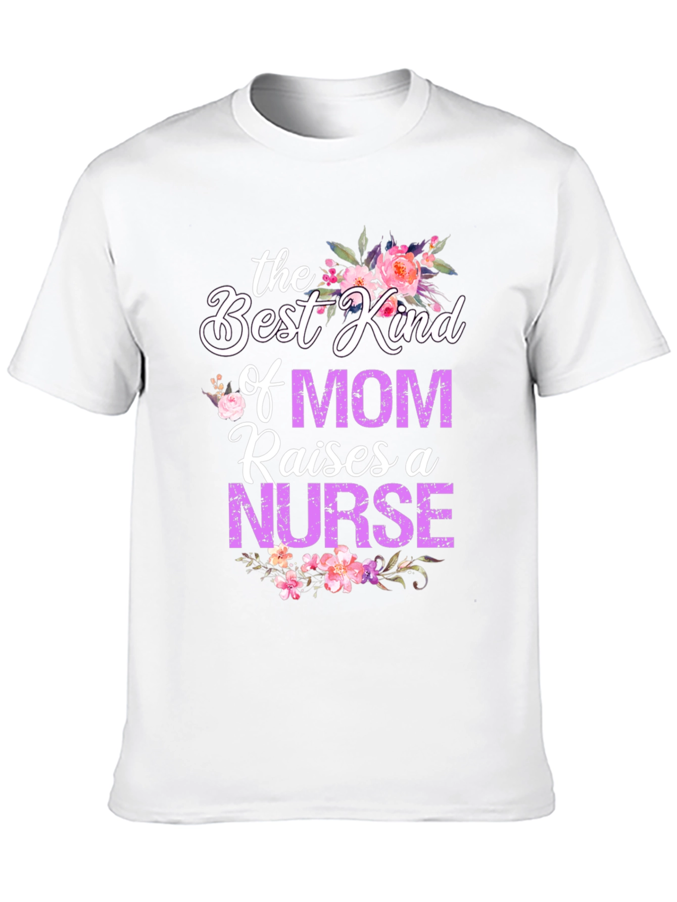 Black Best Kind of Mom Nurse T-Shirt view 10
