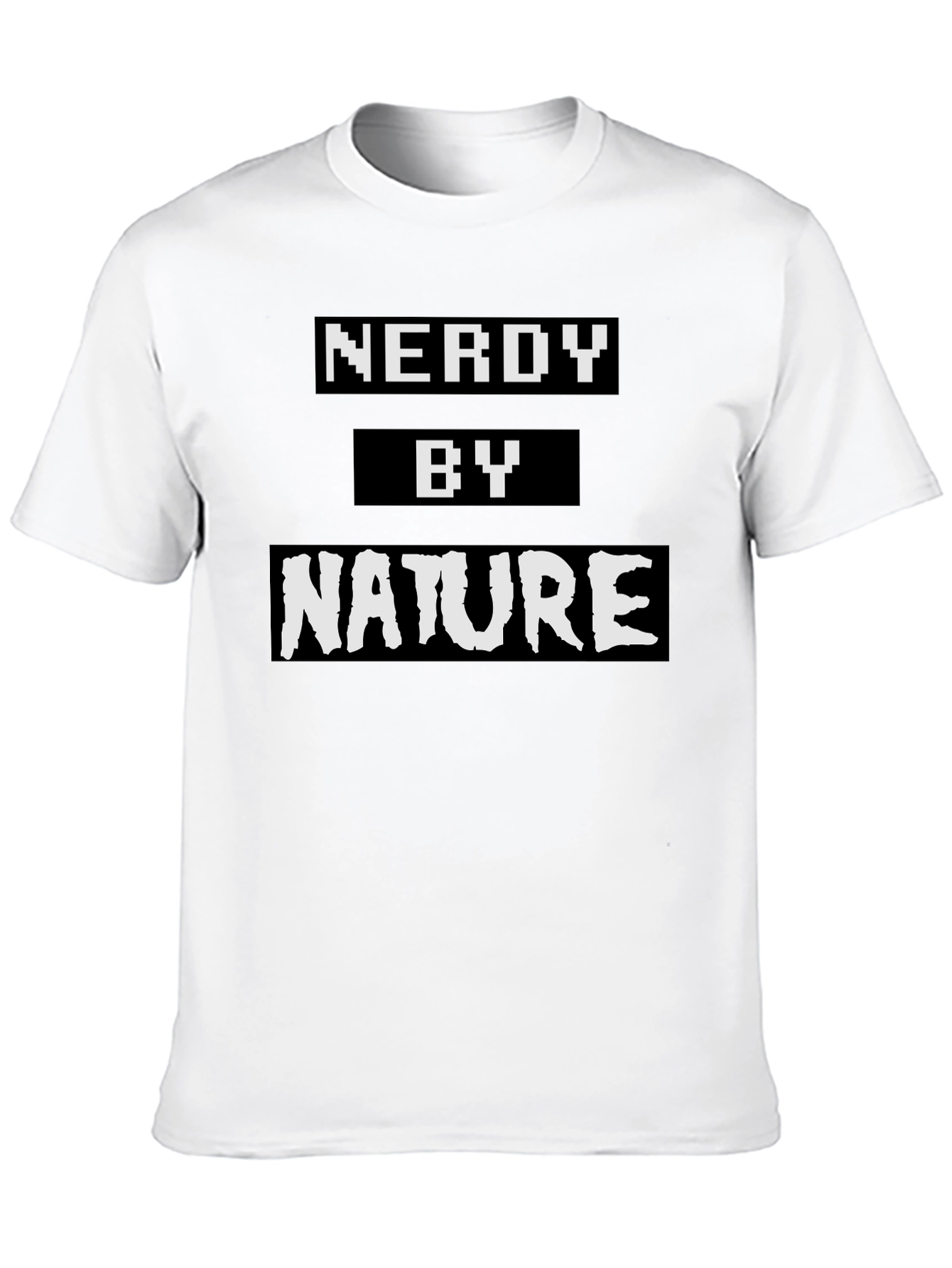 Black Nerdy By Nature Graphic Tee view 10
