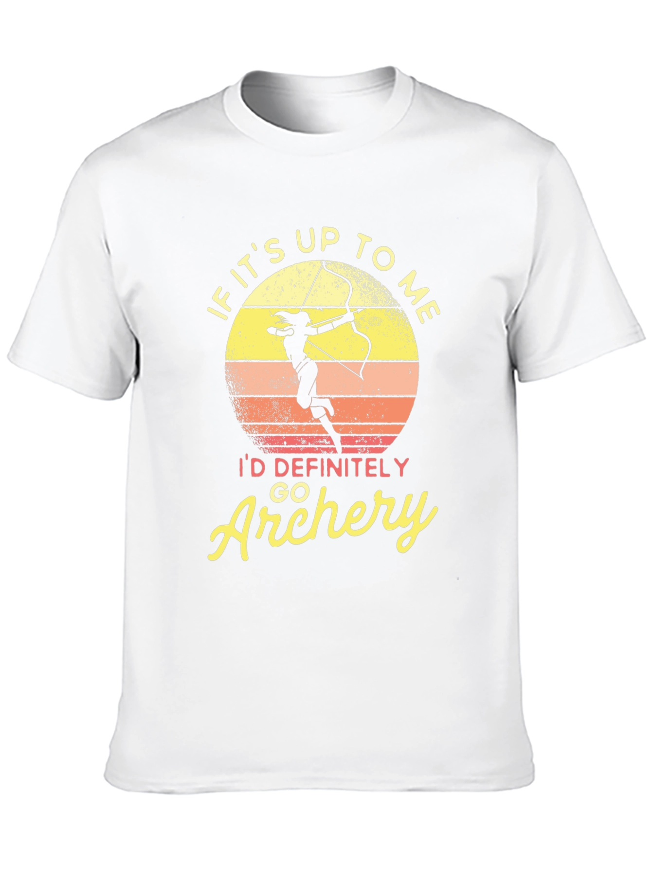 Black Archery T-Shirt - If It's Up To Me Archery Tee view 10