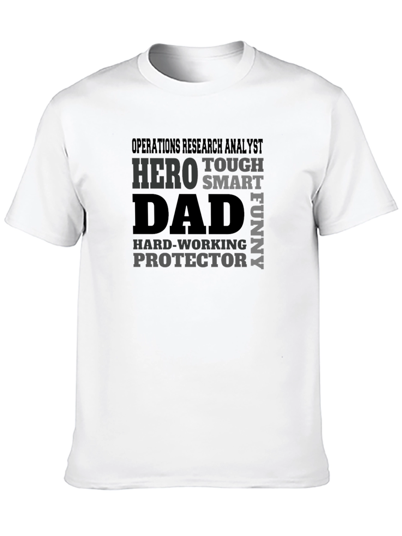 Black Operations Research Analyst Dad T-Shirt view 10