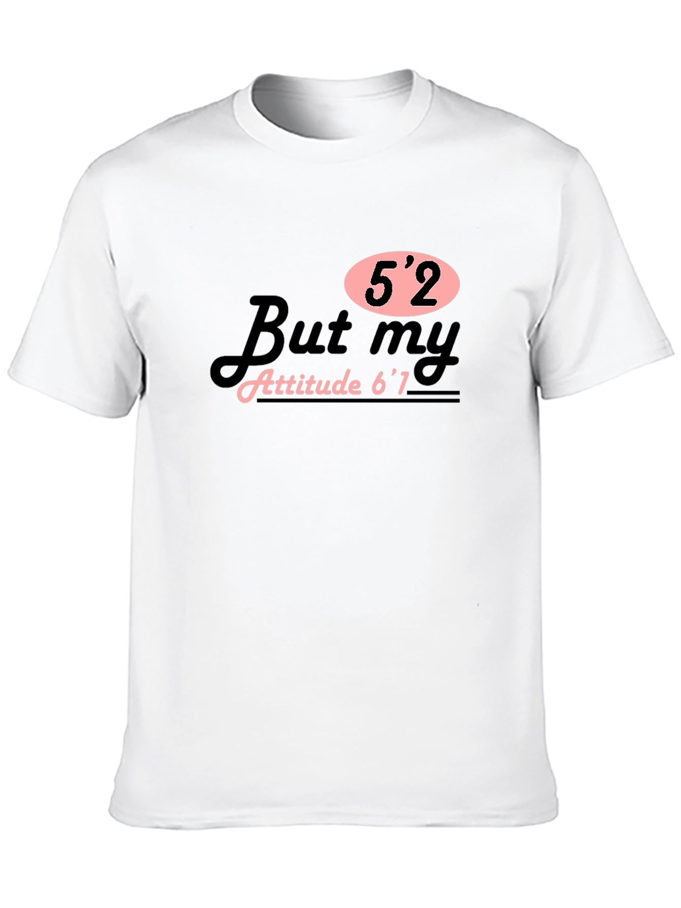 Black Sarcastic Height Attitude T-Shirt view 10