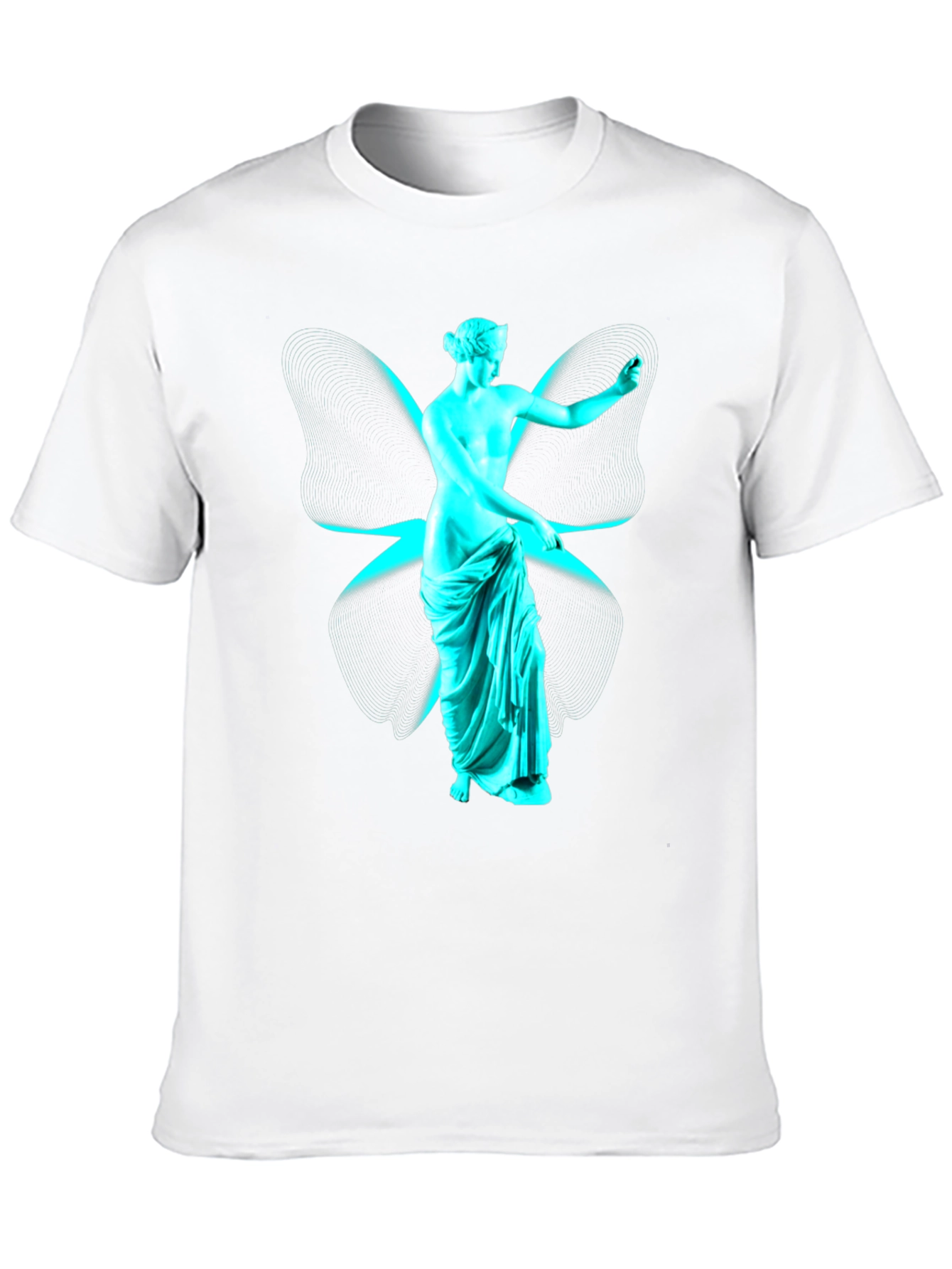 Black Statue Graphic Print T-Shirt view 10