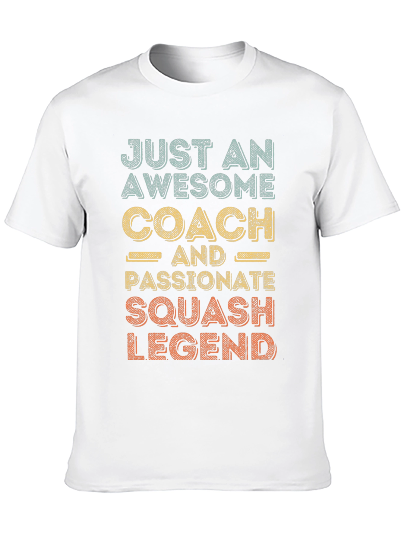 Black Awesome Squash Coach Legend Tee view 10
