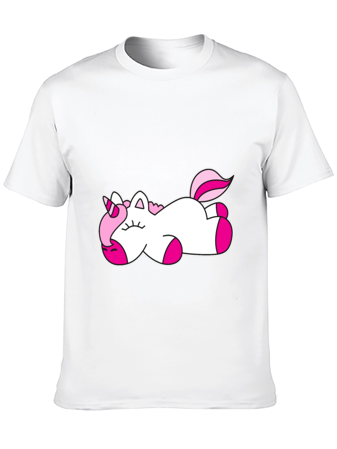 Black Unicorn Nap Black T-Shirt view 10