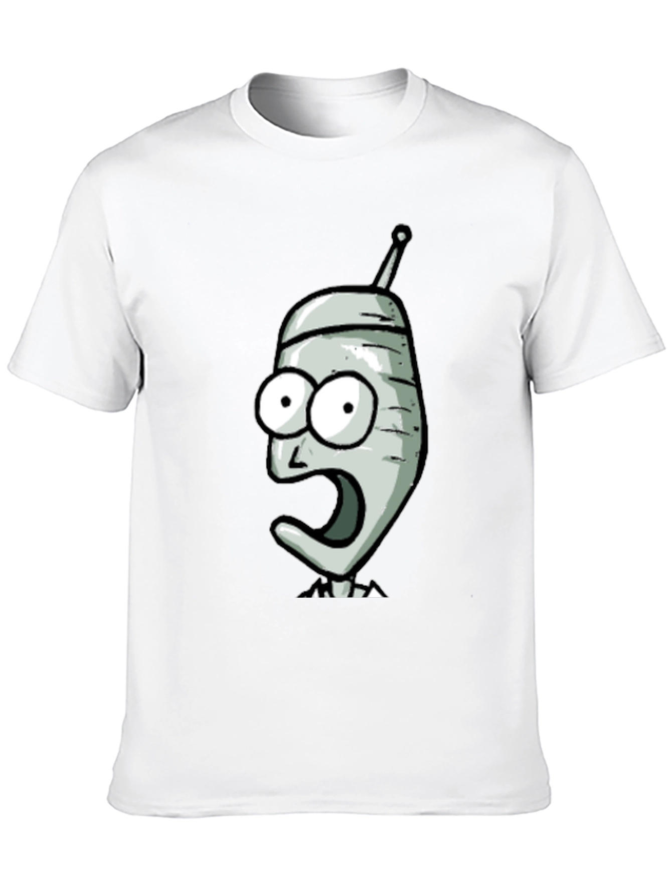 Black Futurama Inspired Graphic T-Shirt view 10