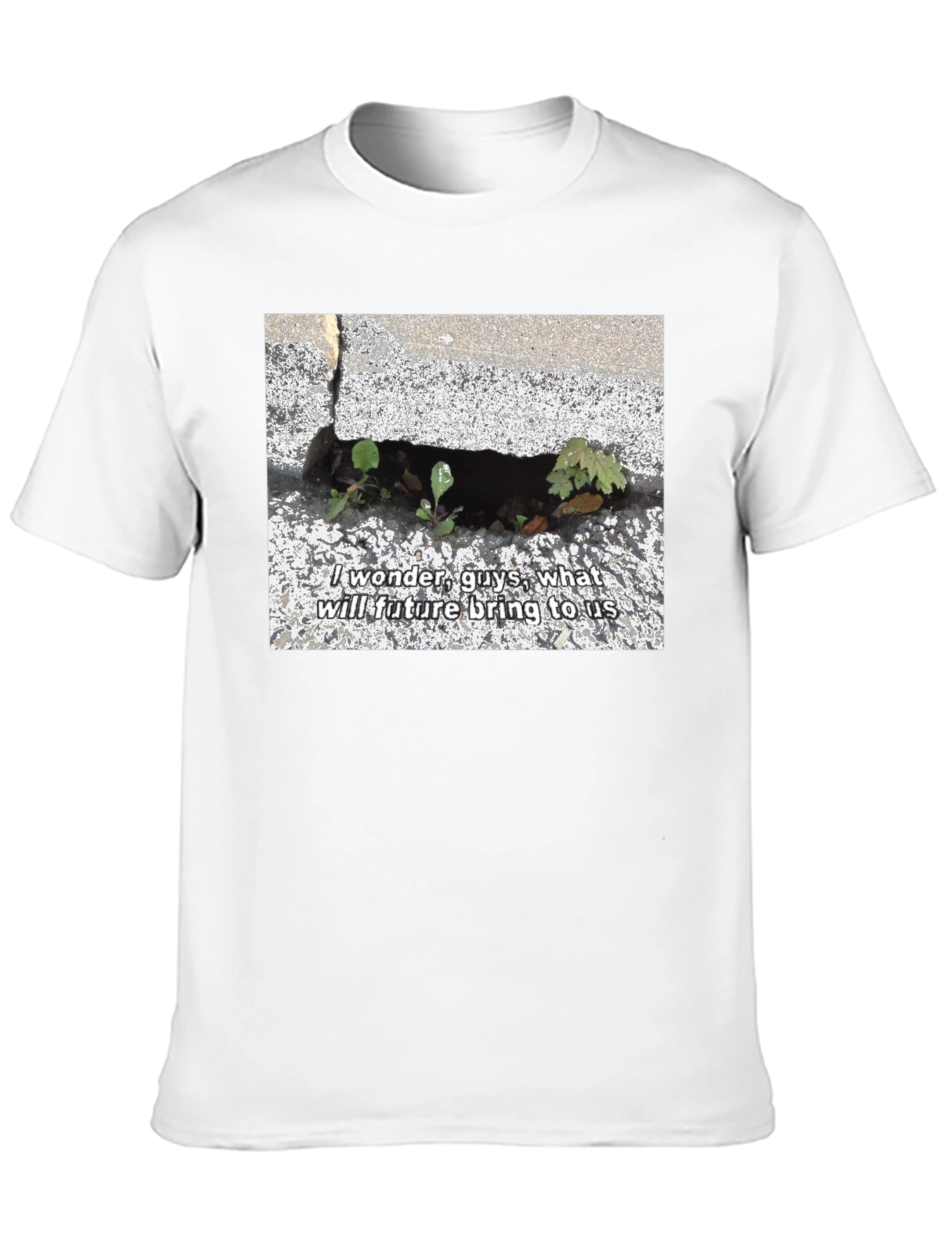 Nature-Inspired Graphic Tee - 'Future' Design - 10