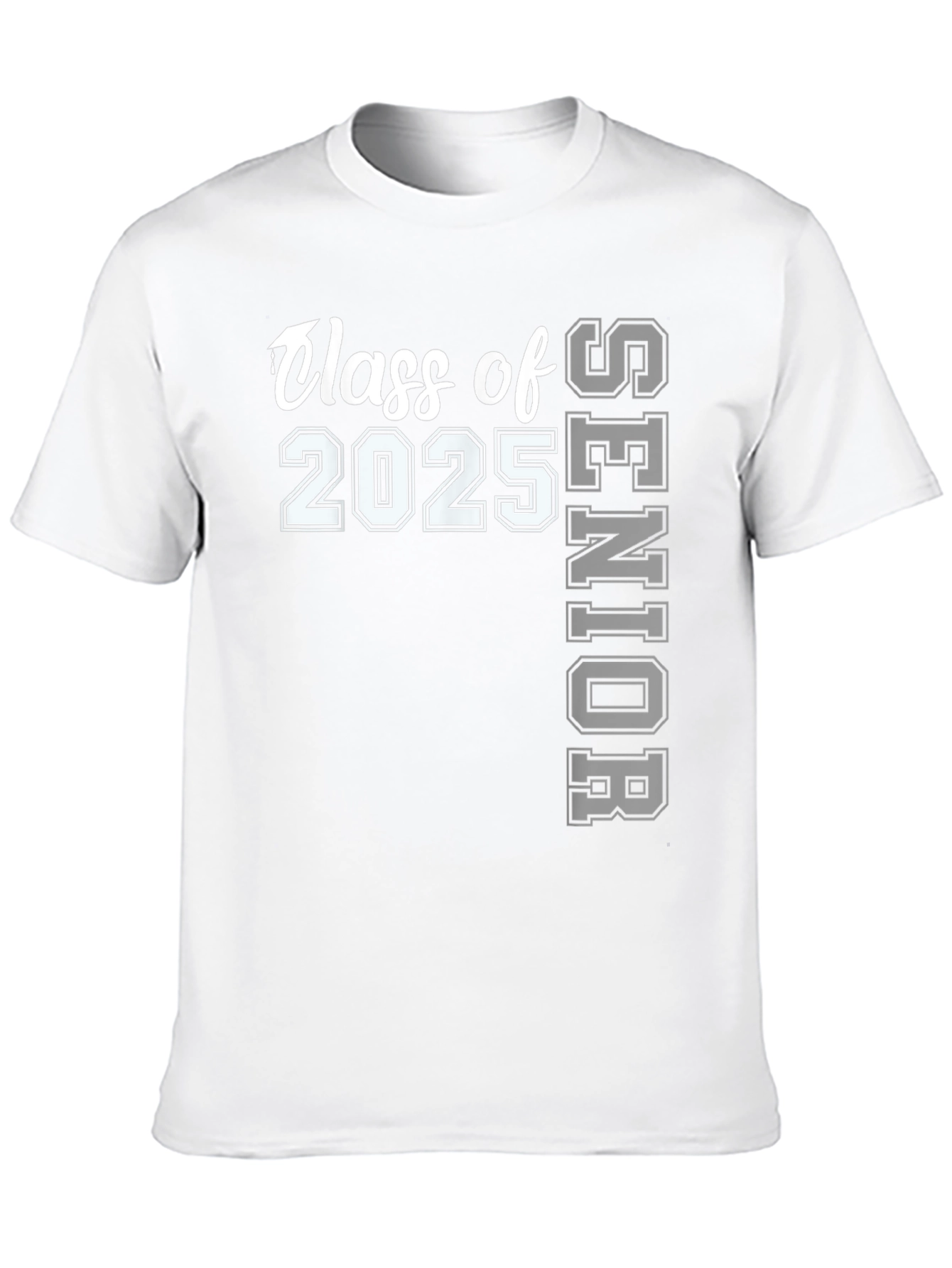 Black Class of 2025 Senior T-Shirt view 10