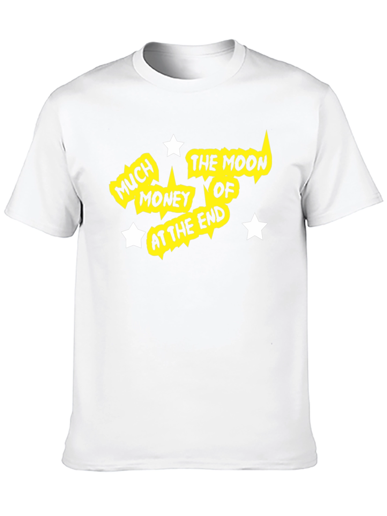 Black Much Money the Moon Graphic Tee - Black view 10