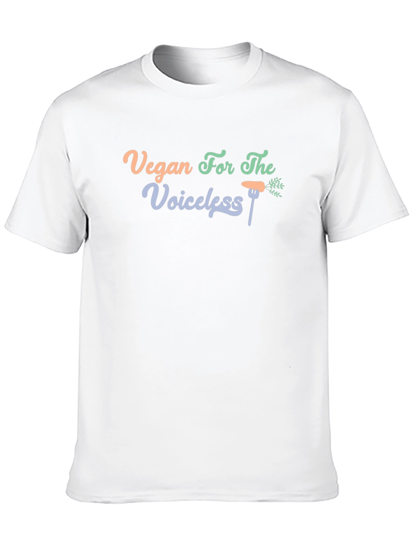 Black Vegan For The Voiceless Black T-Shirt view 10
