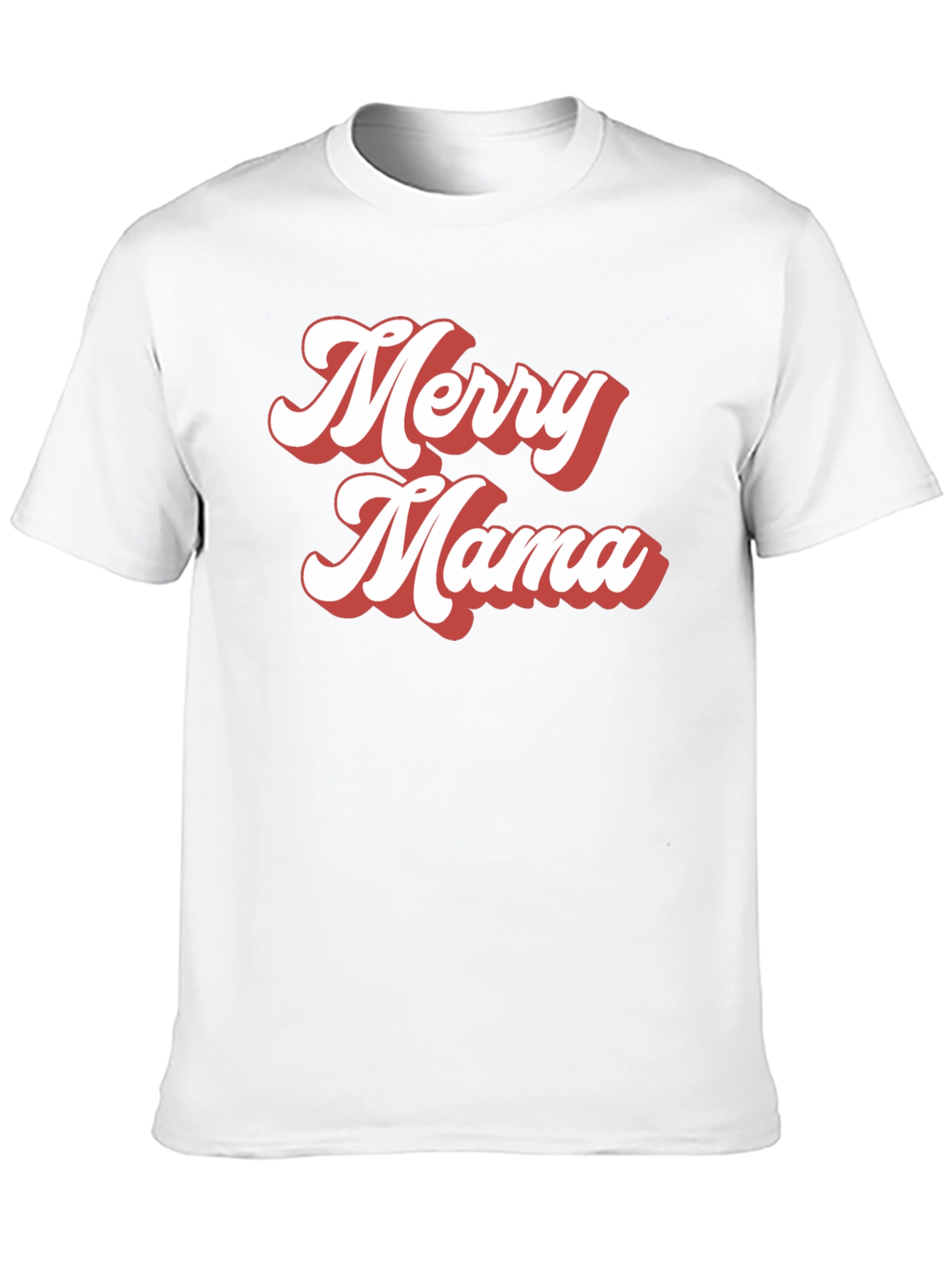 Merry Mama Retro Graphic Tee - 10