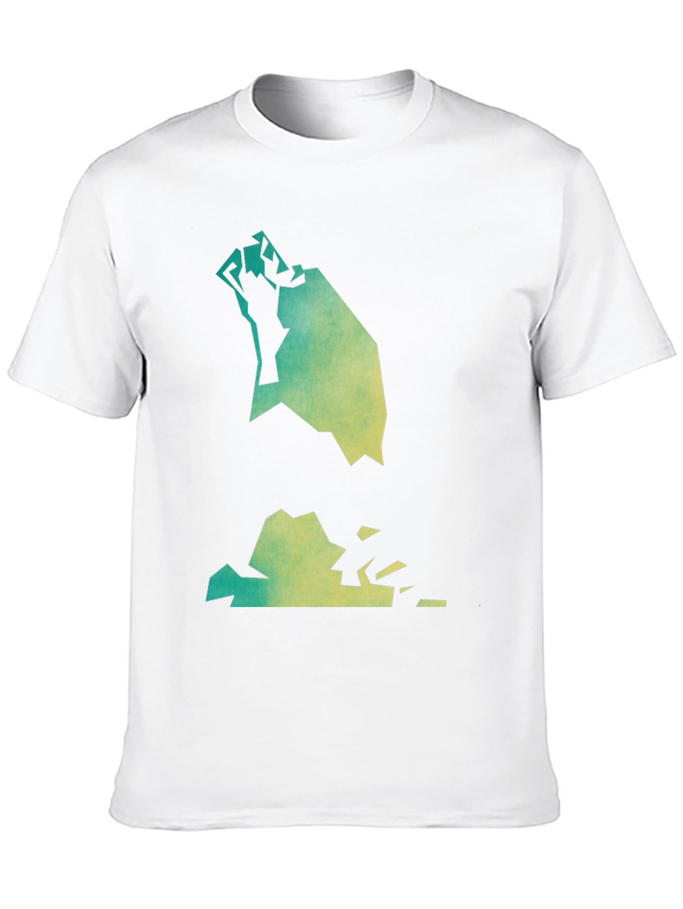 Black Abstract Graphic Tee - Black view 10