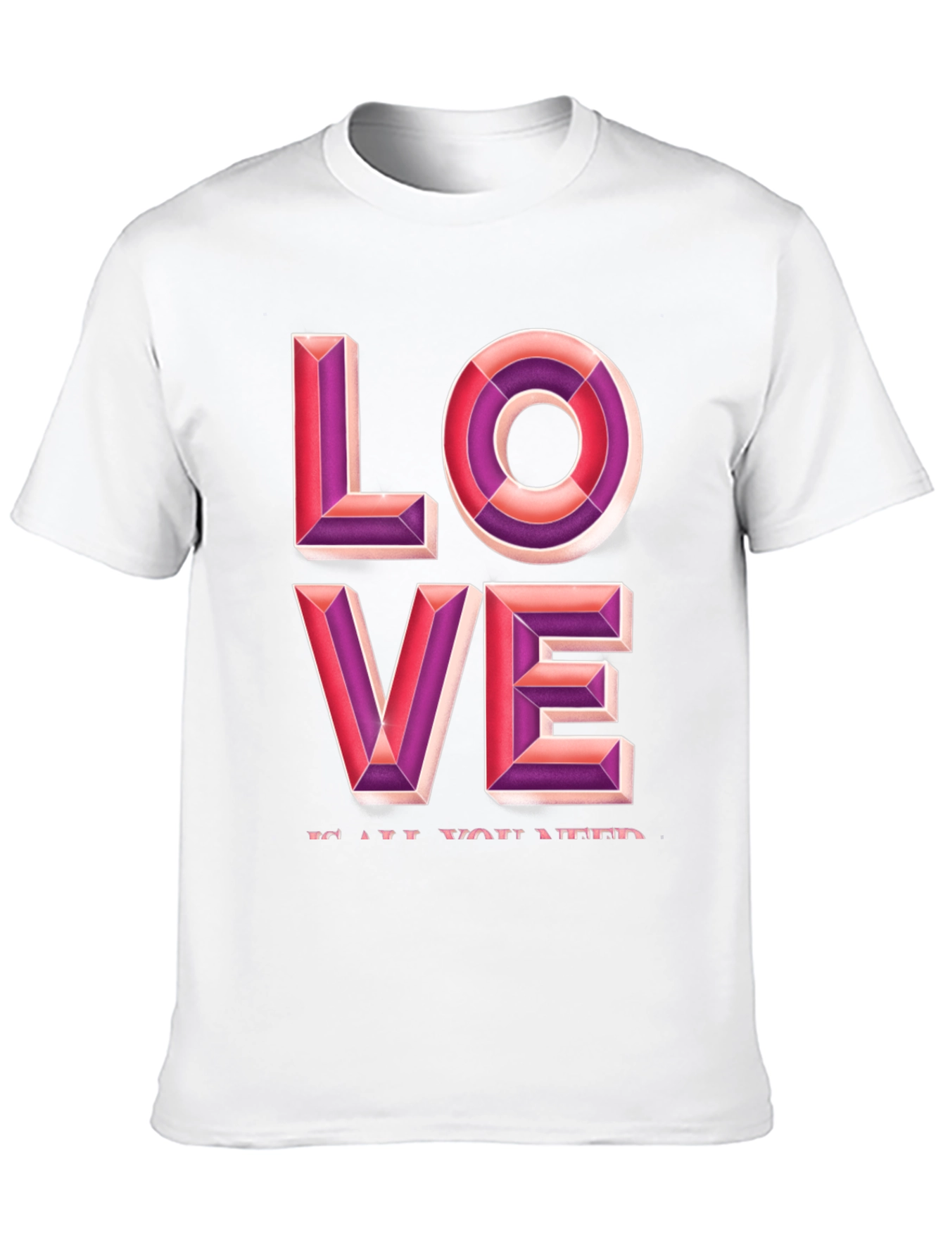Black Love Graphic Tee - Black Casual T-Shirt view 10