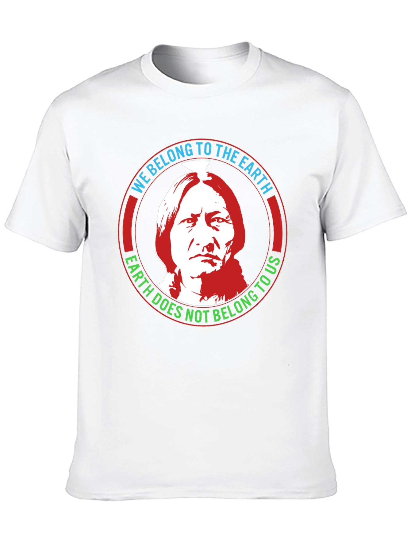 Black Native American Earth Belonging T-Shirt view 10