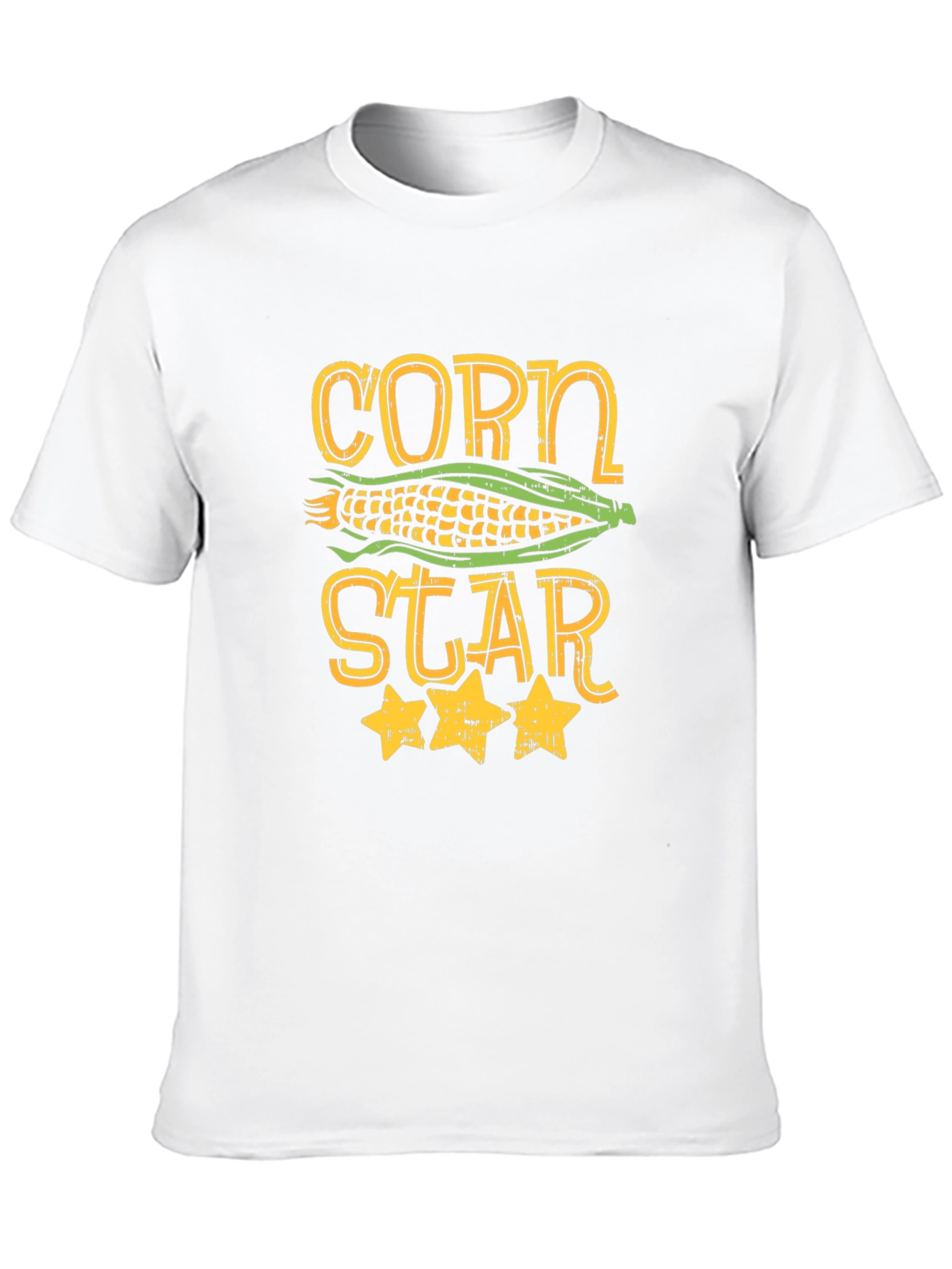 Black Corn Star Graphic Tee - Funny Foodie T-Shirt view 10